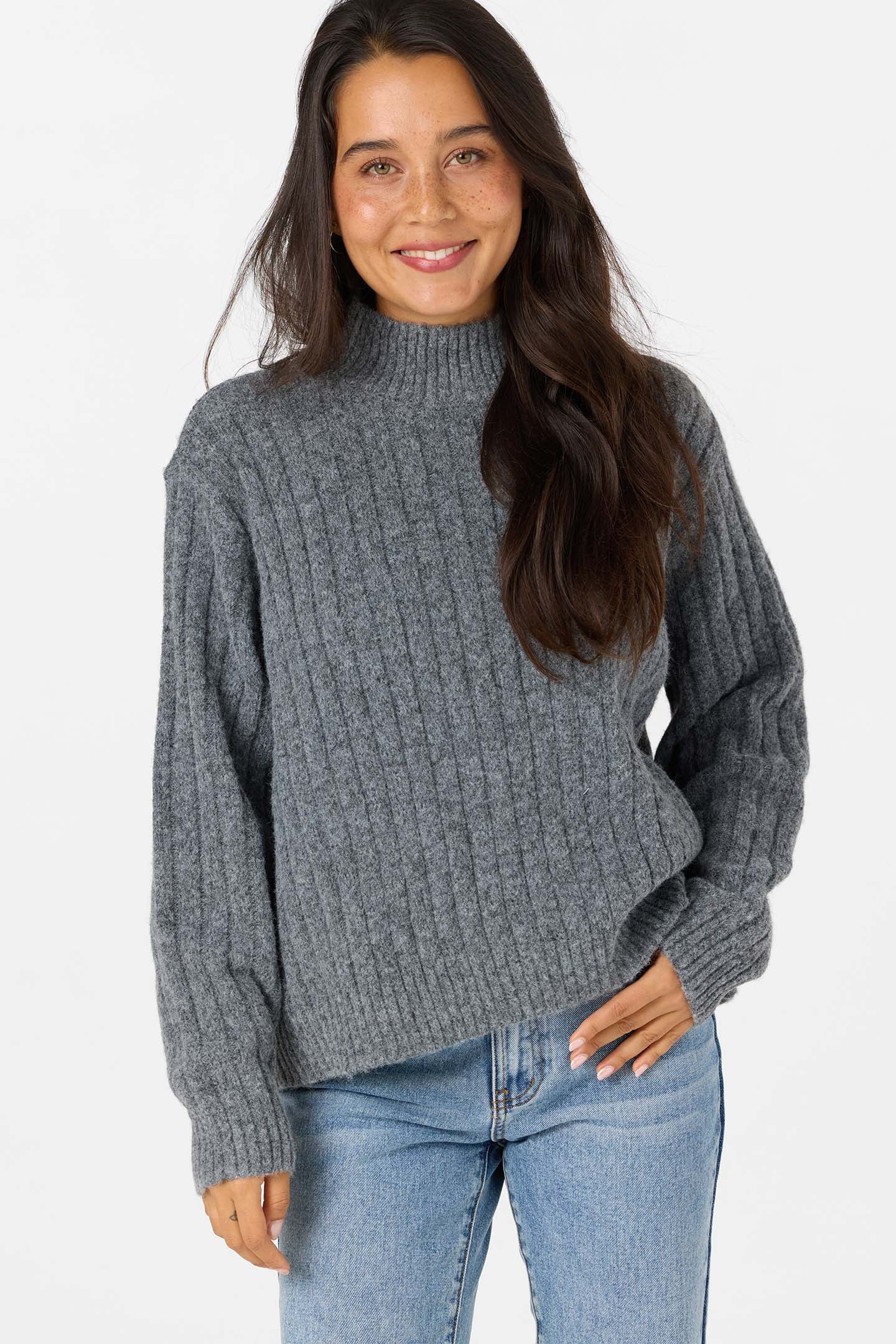 Cypress Mockneck Long Sleeve Sweater