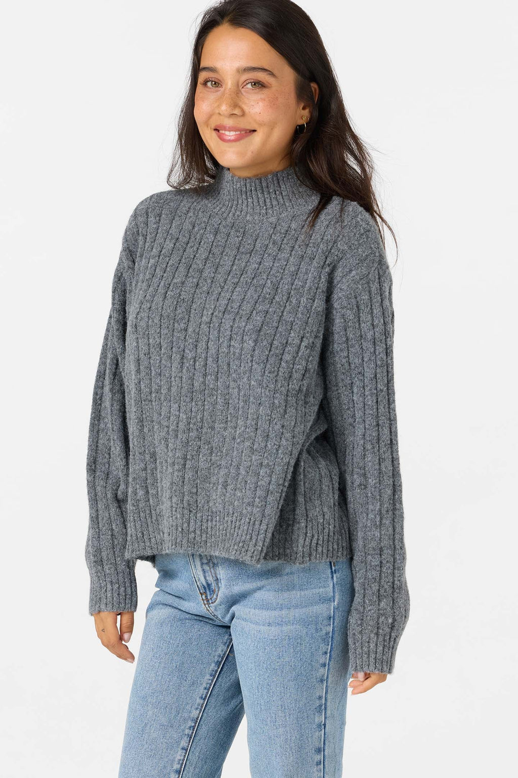 Cypress Mockneck Long Sleeve Sweater
