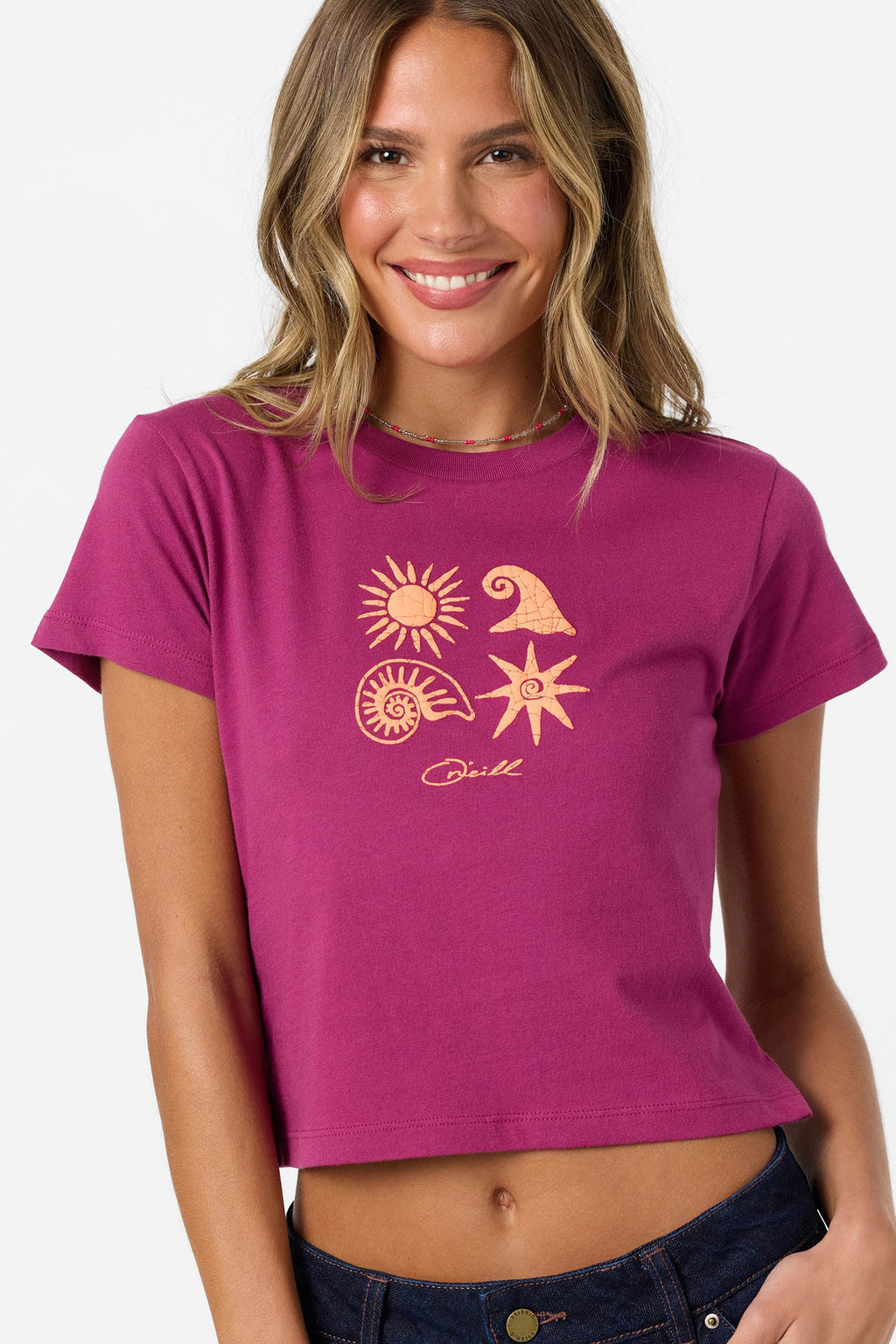 Shell Star Fitted Tee