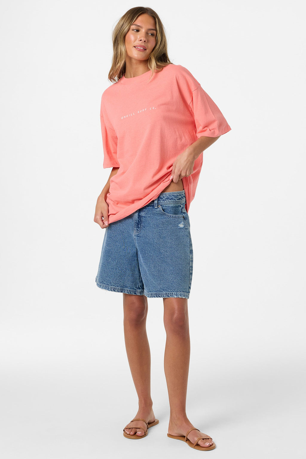 Linear Scape Oversized Tee