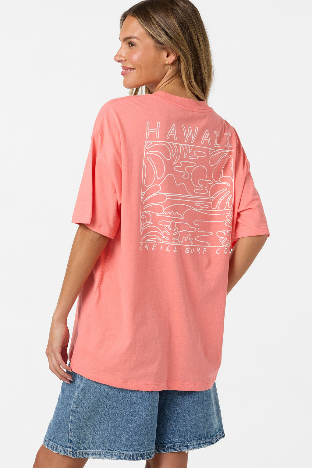 Linear Scape Oversized Tee