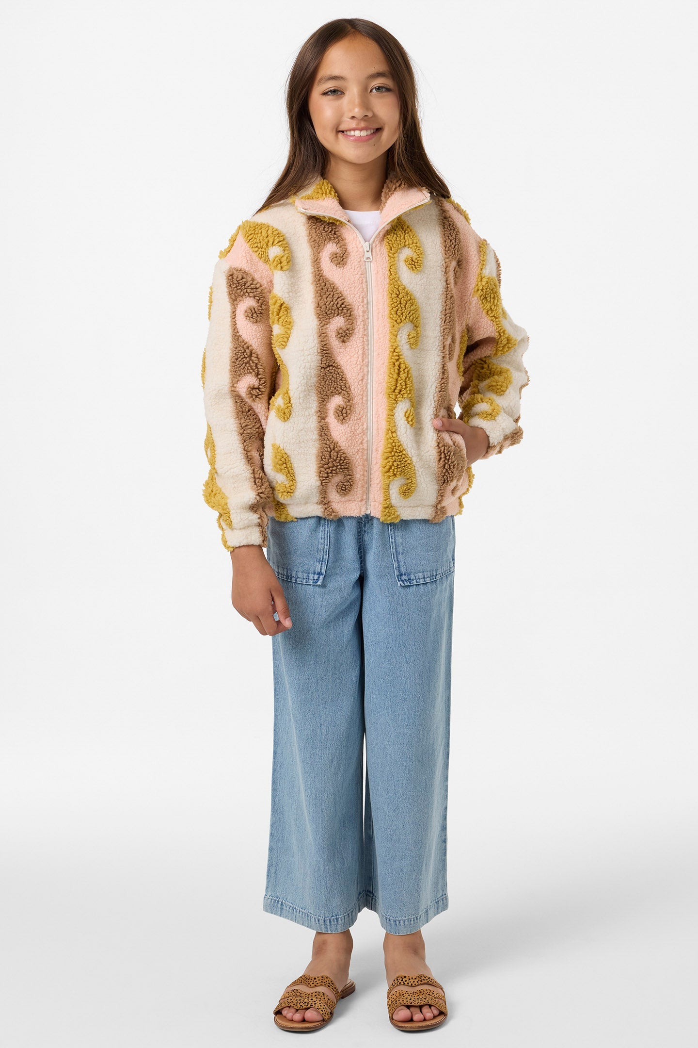 Girl's Cordin High Pile Jacket