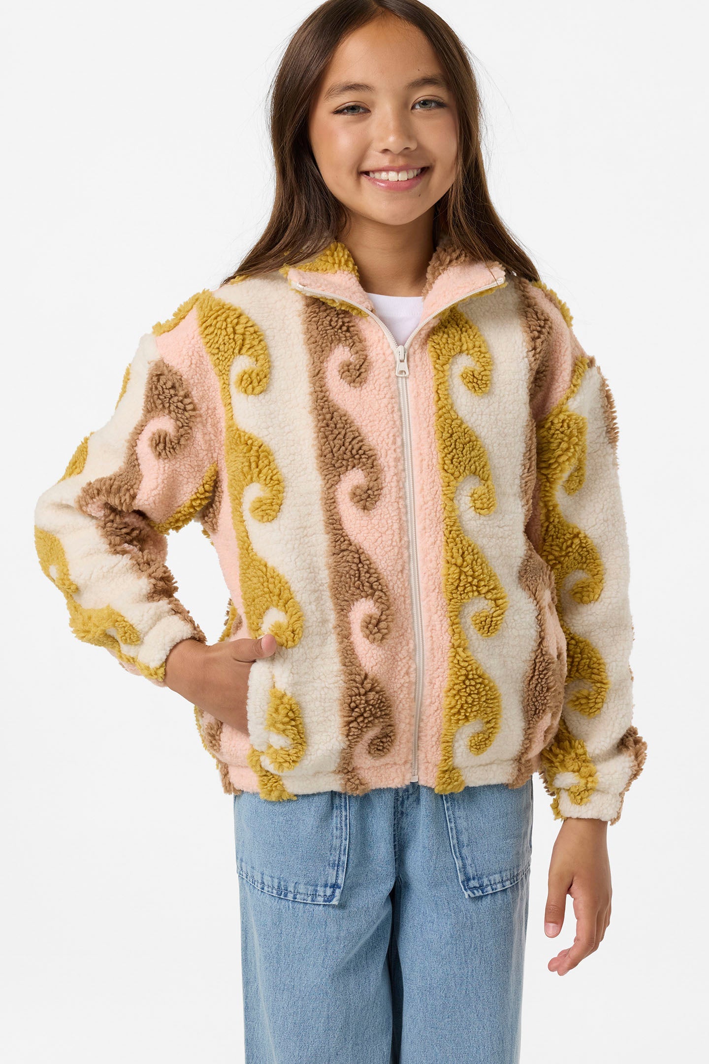 Girl's Cordin High Pile Jacket