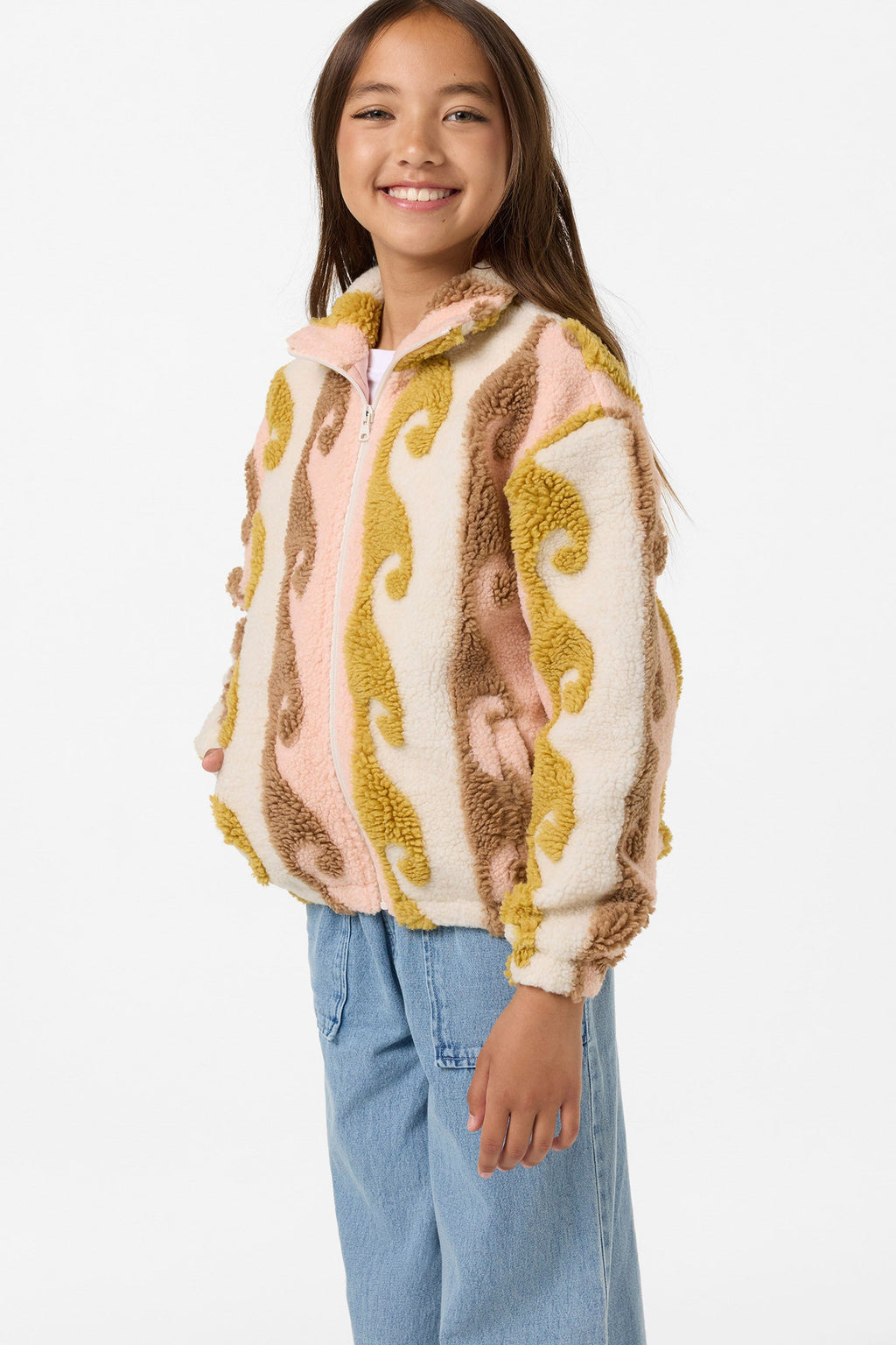 Girl's Cordin High Pile Jacket
