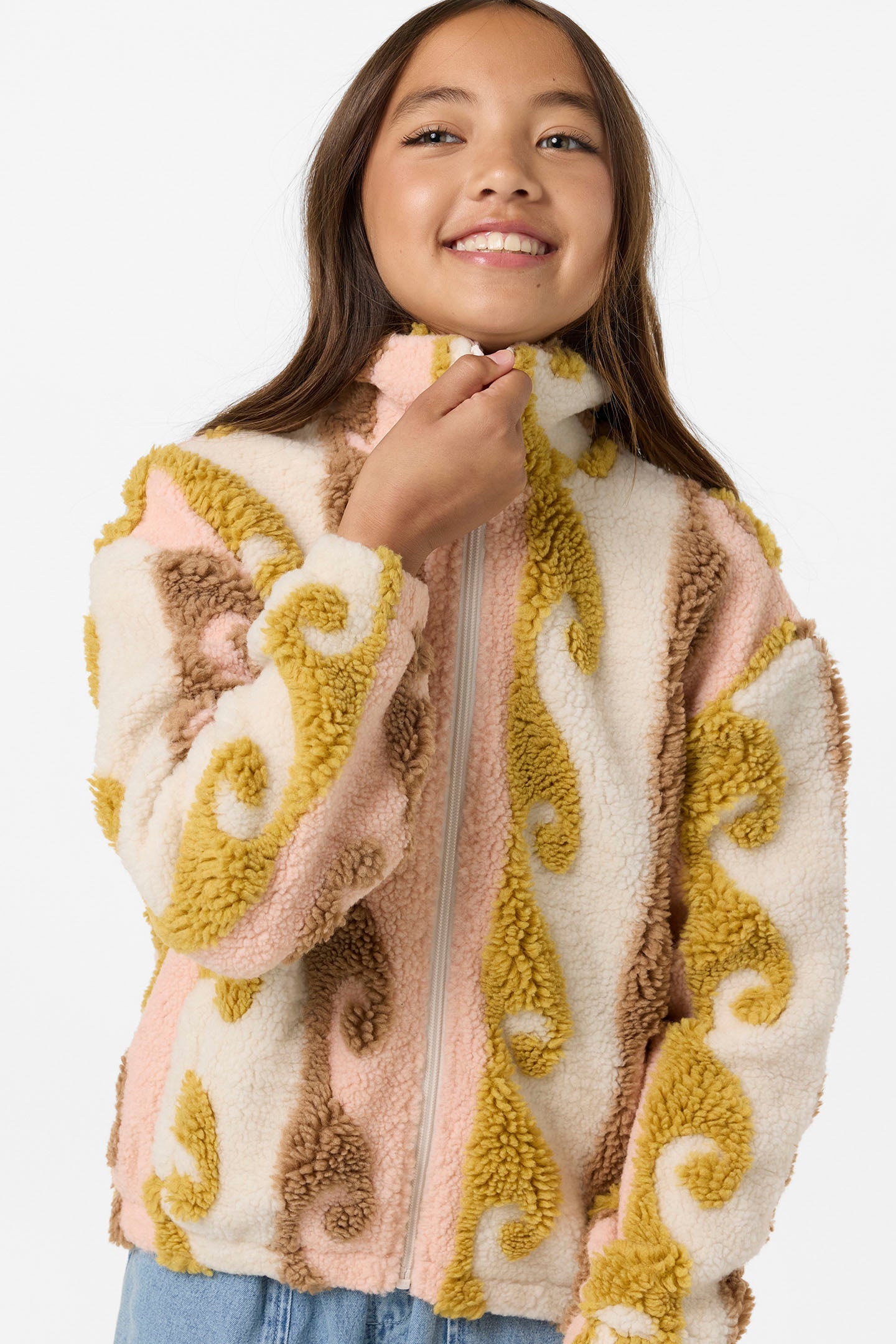 Girl's Cordin High Pile Jacket