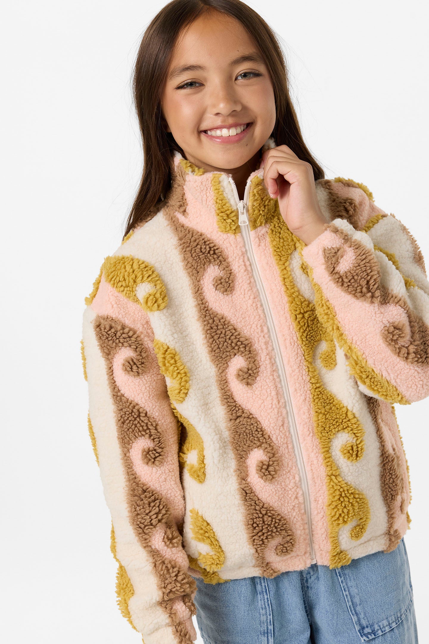 Girl's Cordin High Pile Jacket