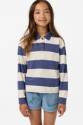 Girl's Kyra Long Sleeve Polo Top