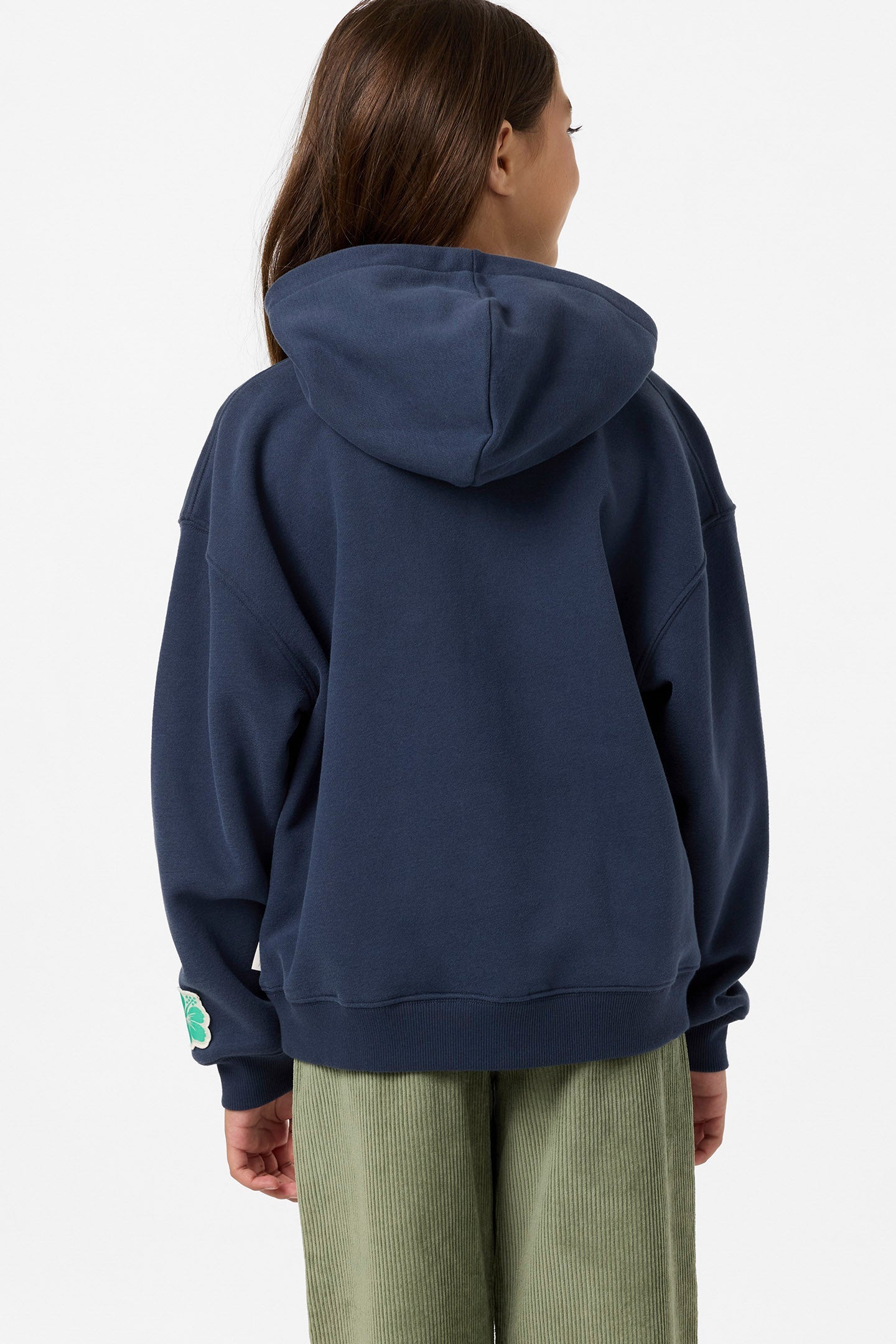 Girl's Patches Oversized Hoodie