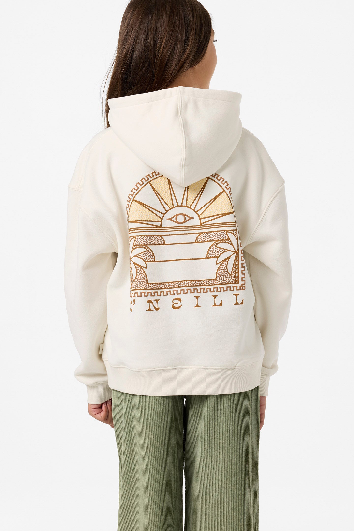 Girl's Sun Eye Oversized Hoodie