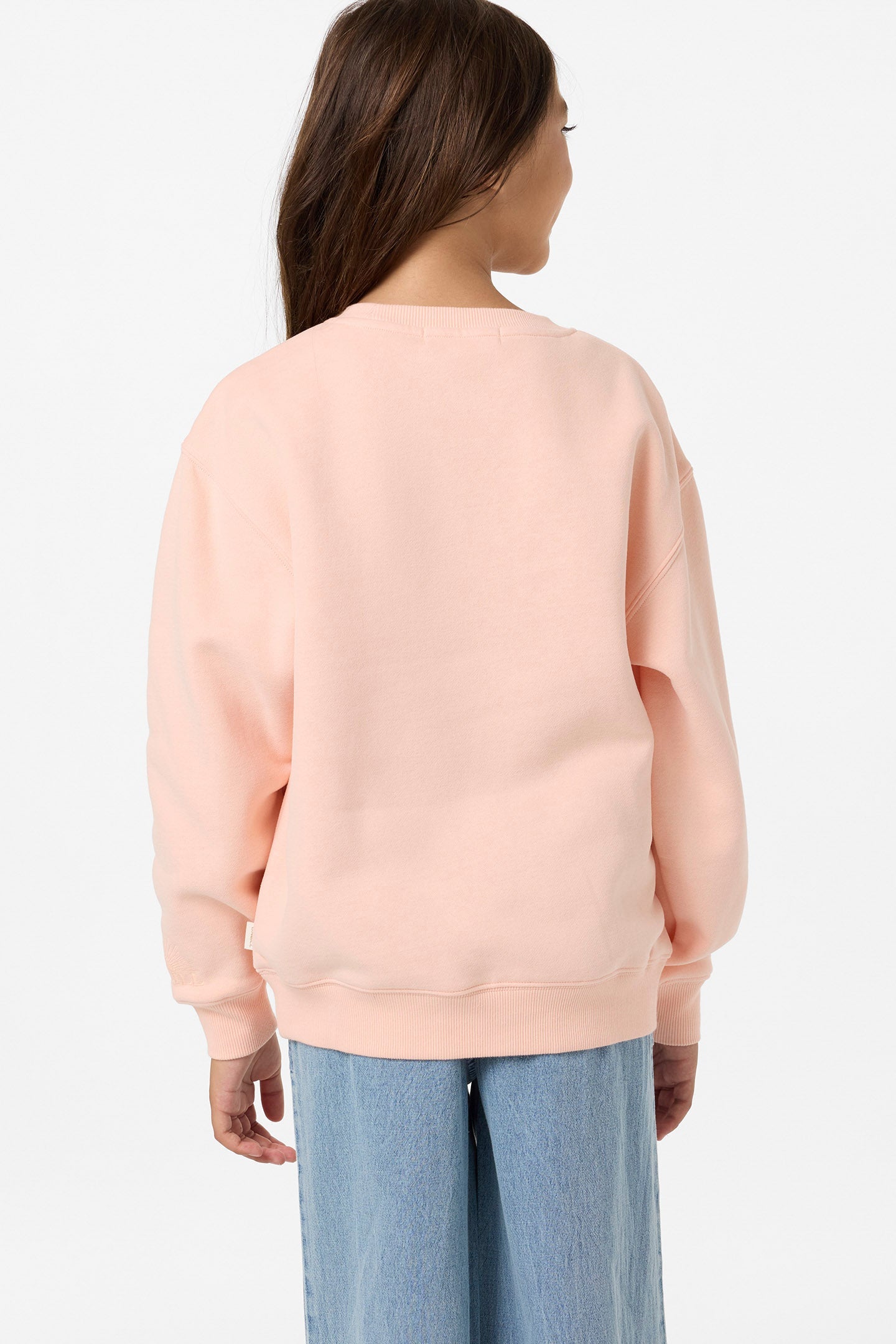 Girl's Chore Break Oversized Crew Neck Fleece