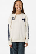 Girl's Team Oversized Crew Neck Fleece