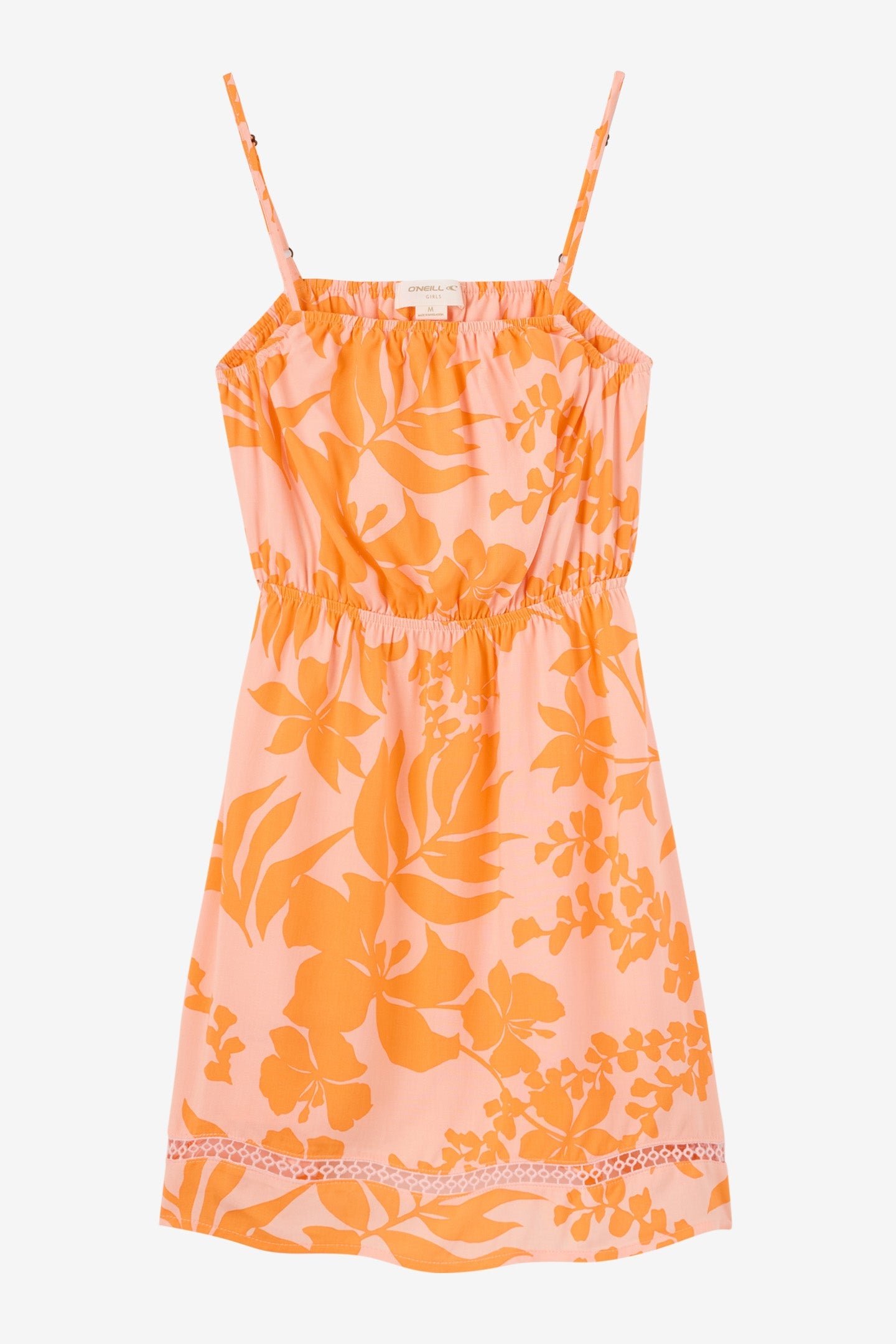 Girl's Alden Tropical Dropout Mini Dress