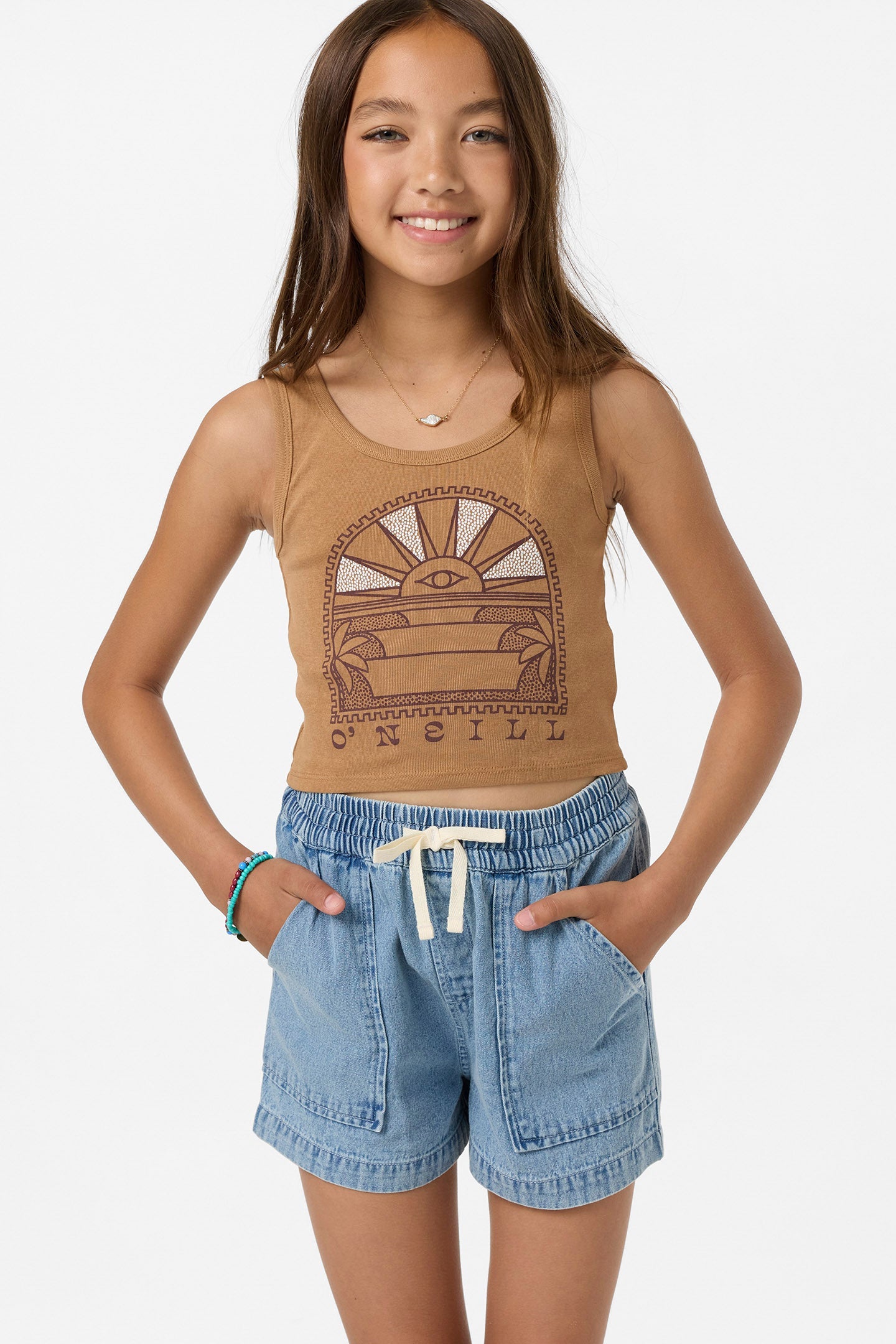 Girl's Sun Eye Tristan Tank
