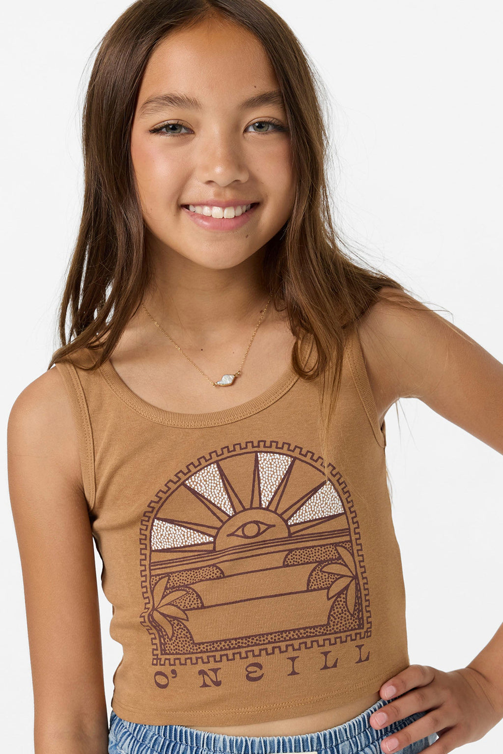 Girl's Sun Eye Tristan Tank