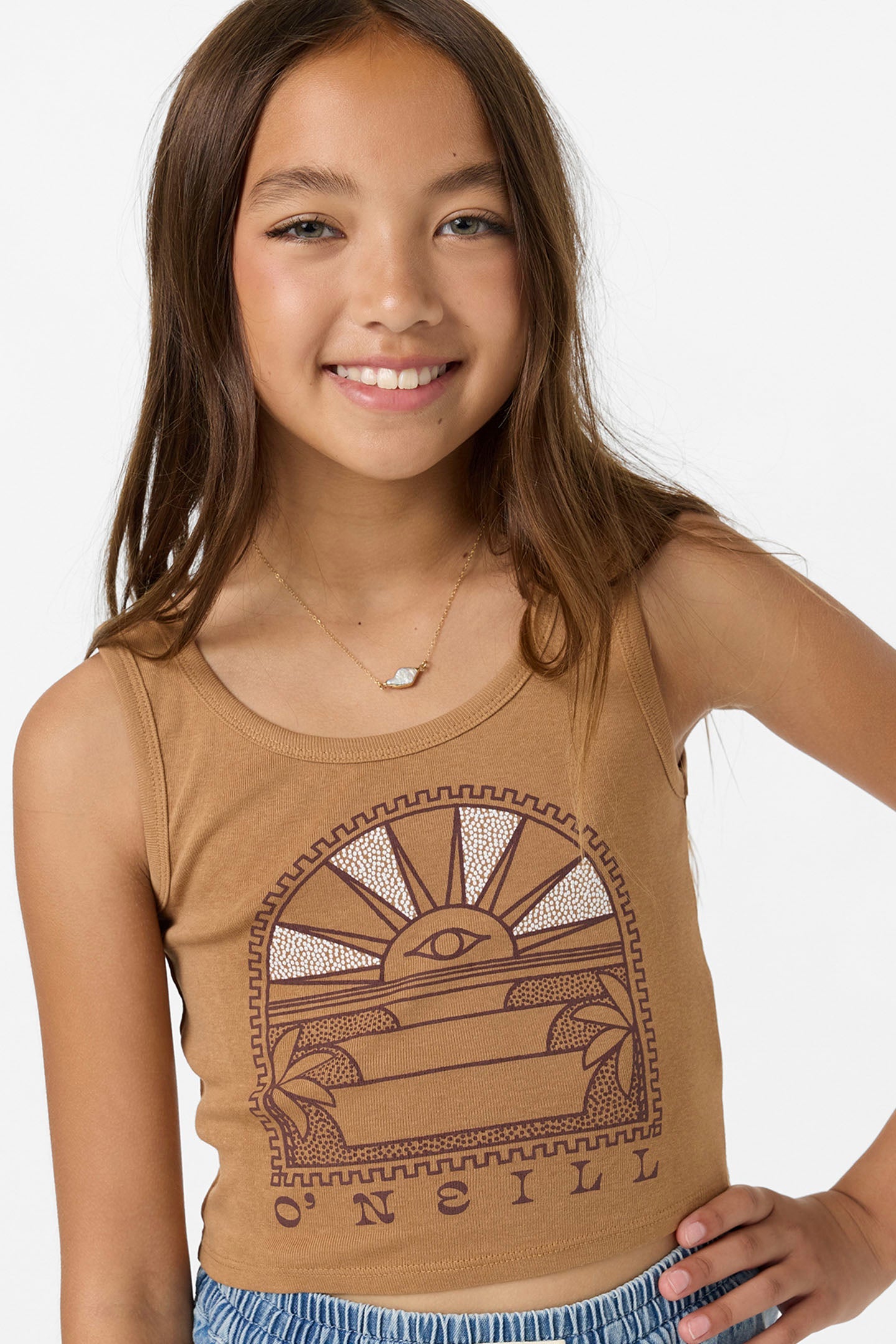Girl's Sun Eye Tristan Tank
