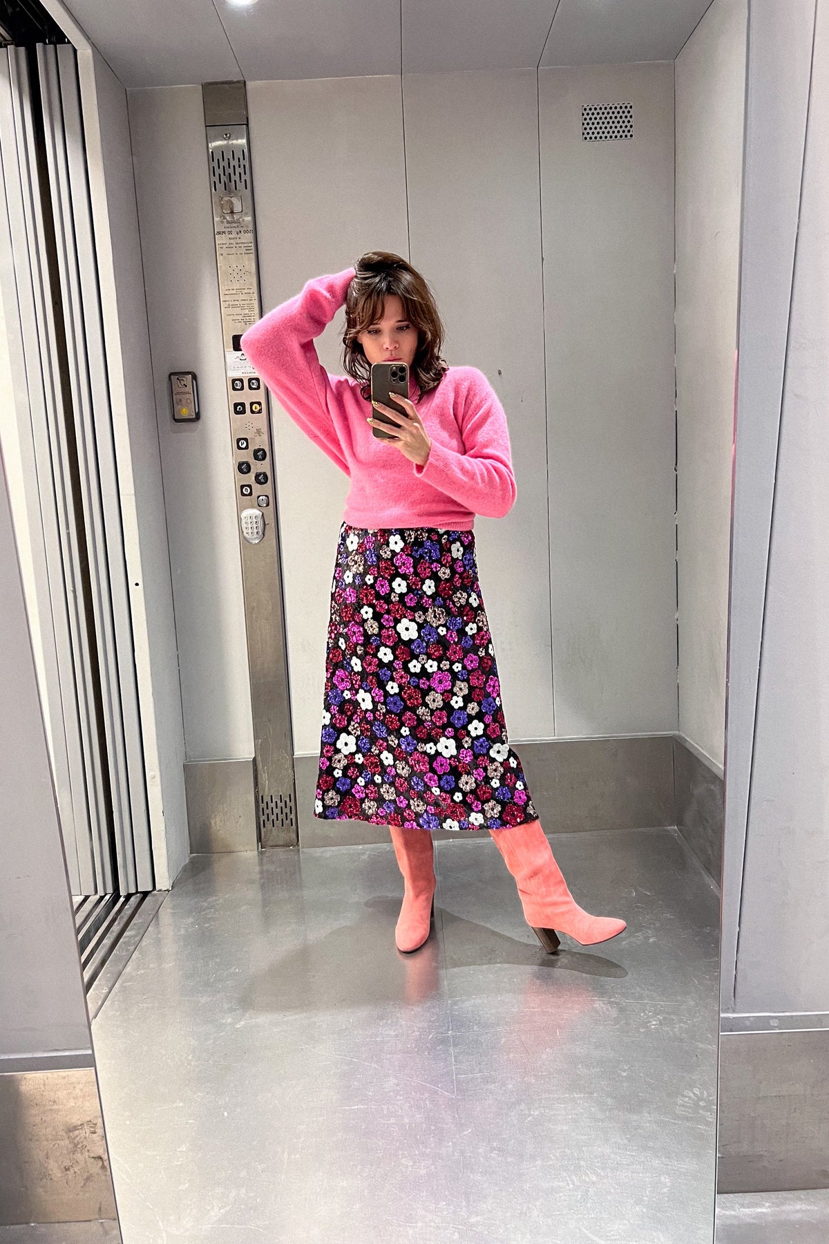 JUPE NANA SEQUINS DAISY