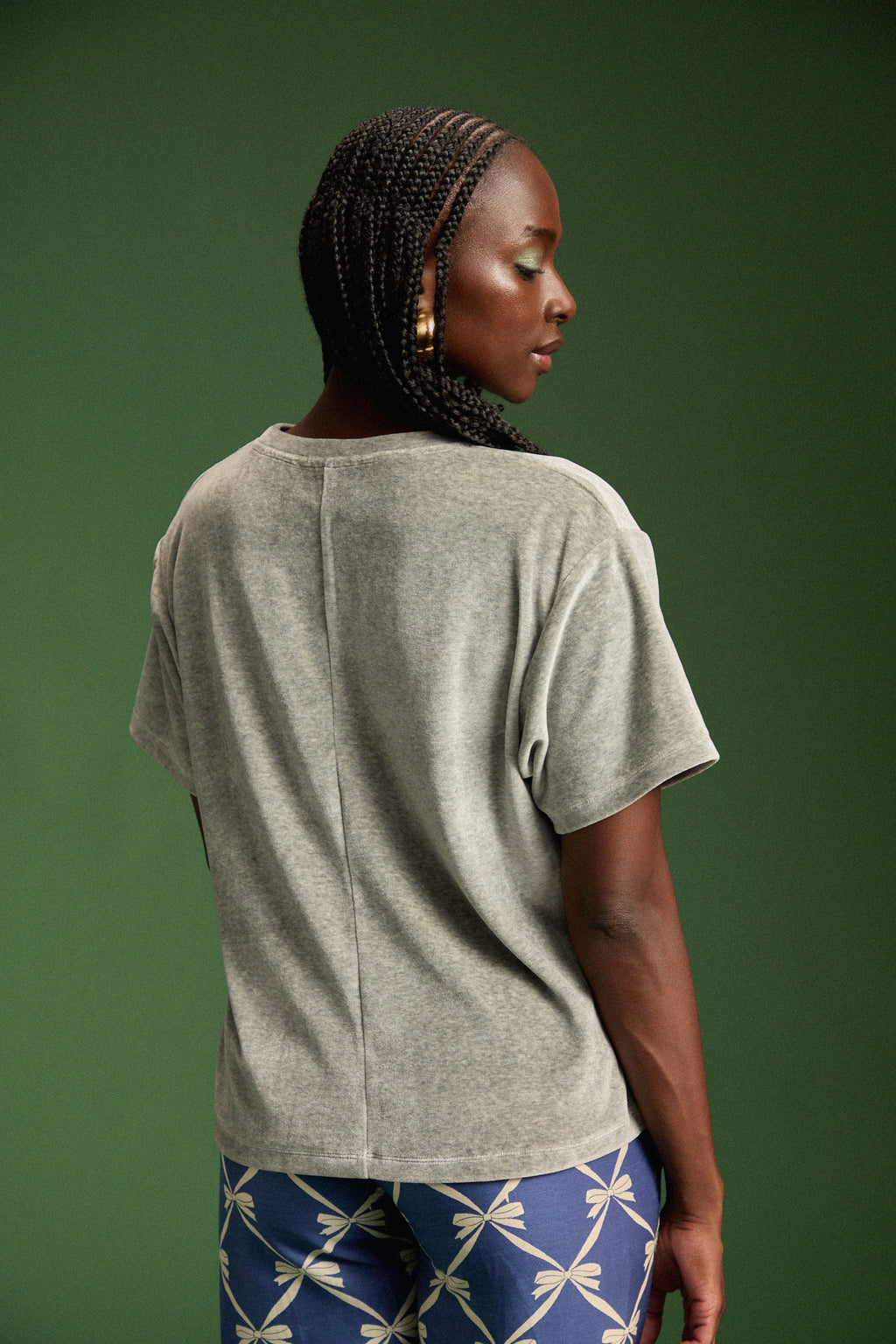 T-SHIRT SONIA GRIS CHINE