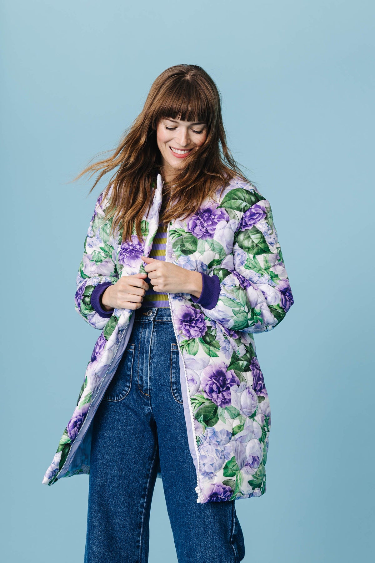 MANTEAU NINE FLEURS 90'S