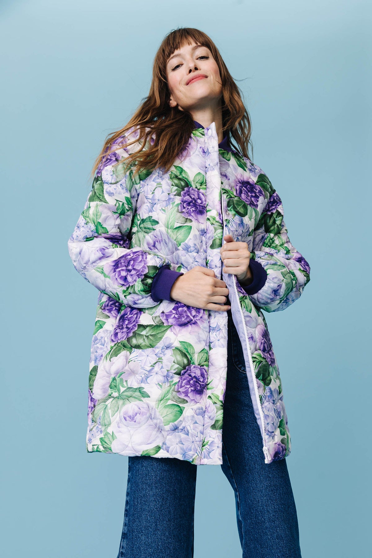 MANTEAU NINE FLEURS 90'S
