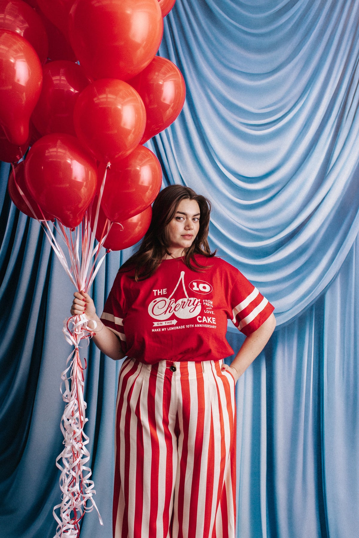 PANTALON HARYA RED STRIPES