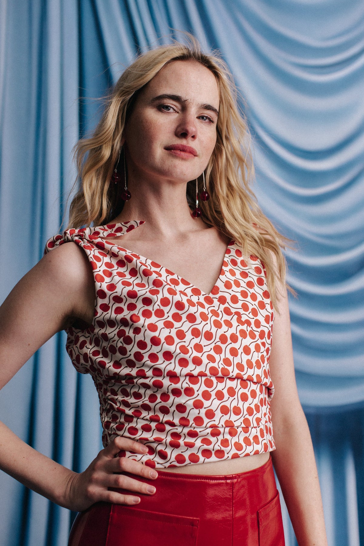 TOP VANILLE GEO CHERRY