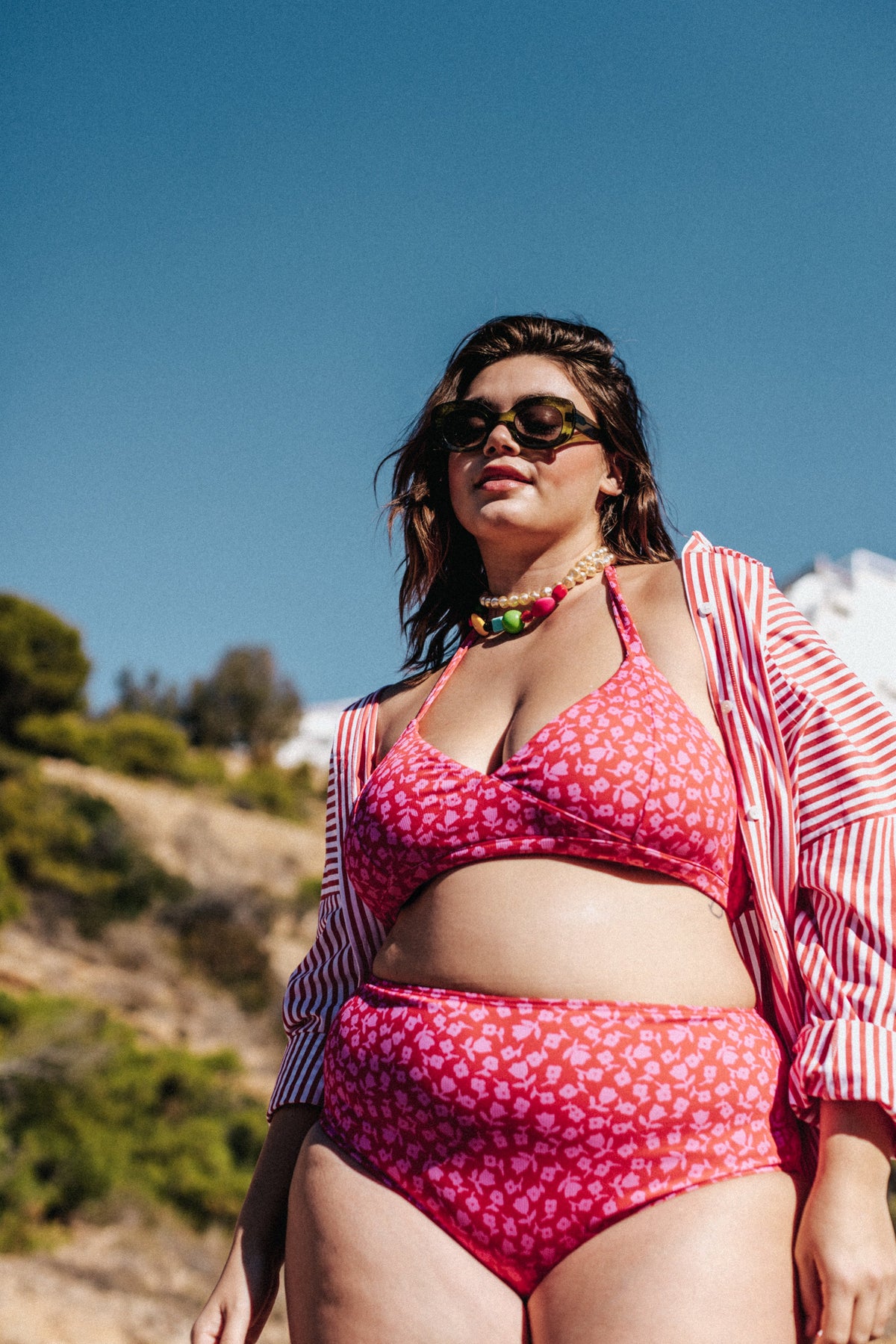 MAILLOT EDNA BAS SORBET ROSE