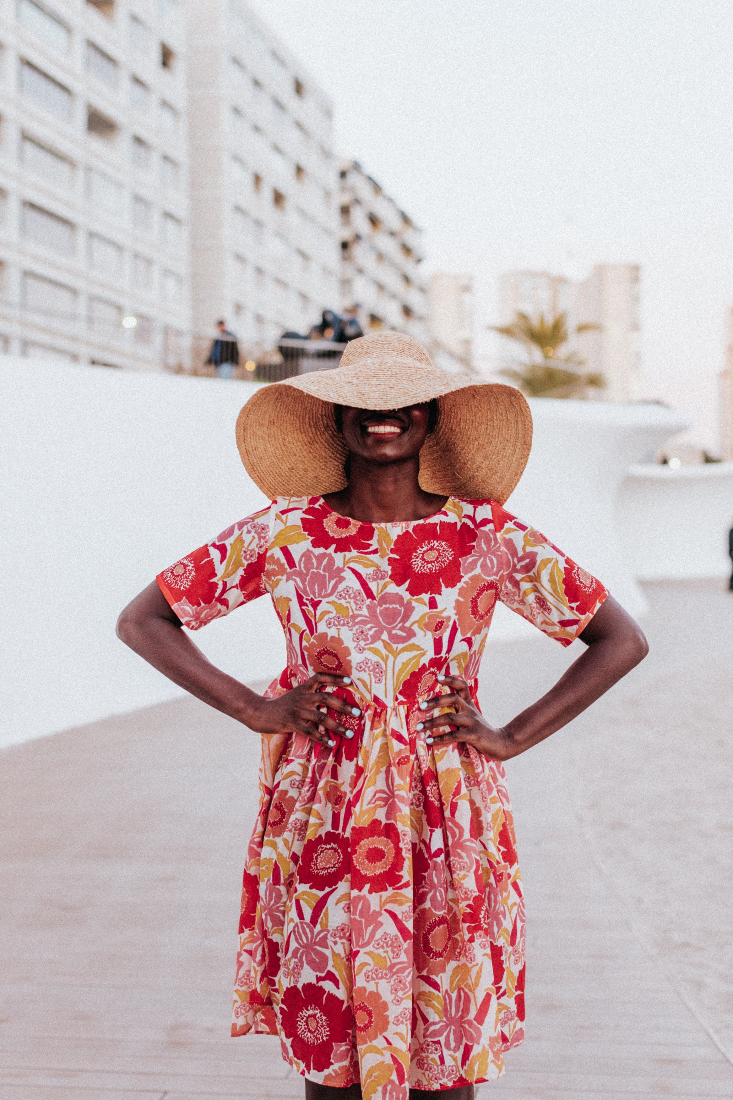 ROBE FRIDA IRIS COQUELICOT