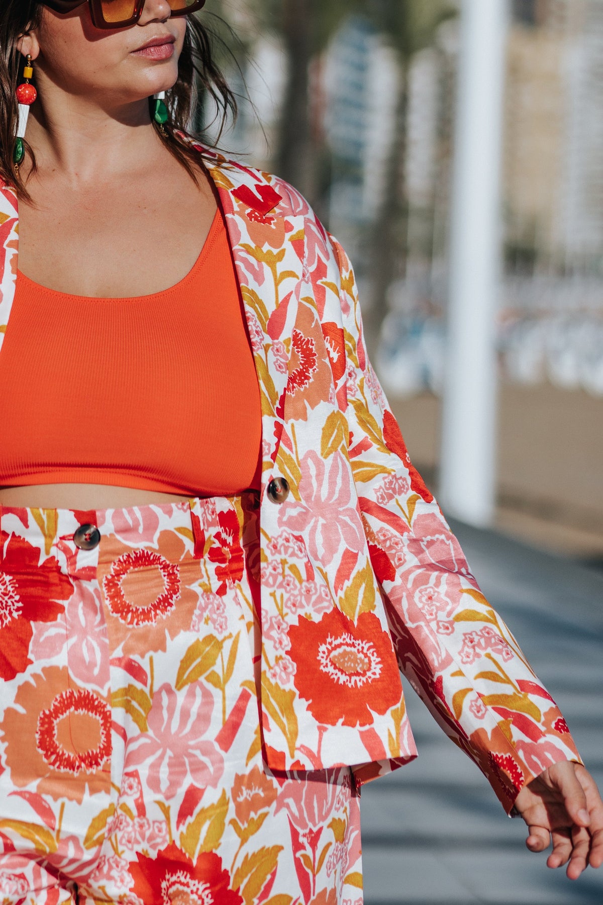 VESTE SOKO IRIS COQUELICOT