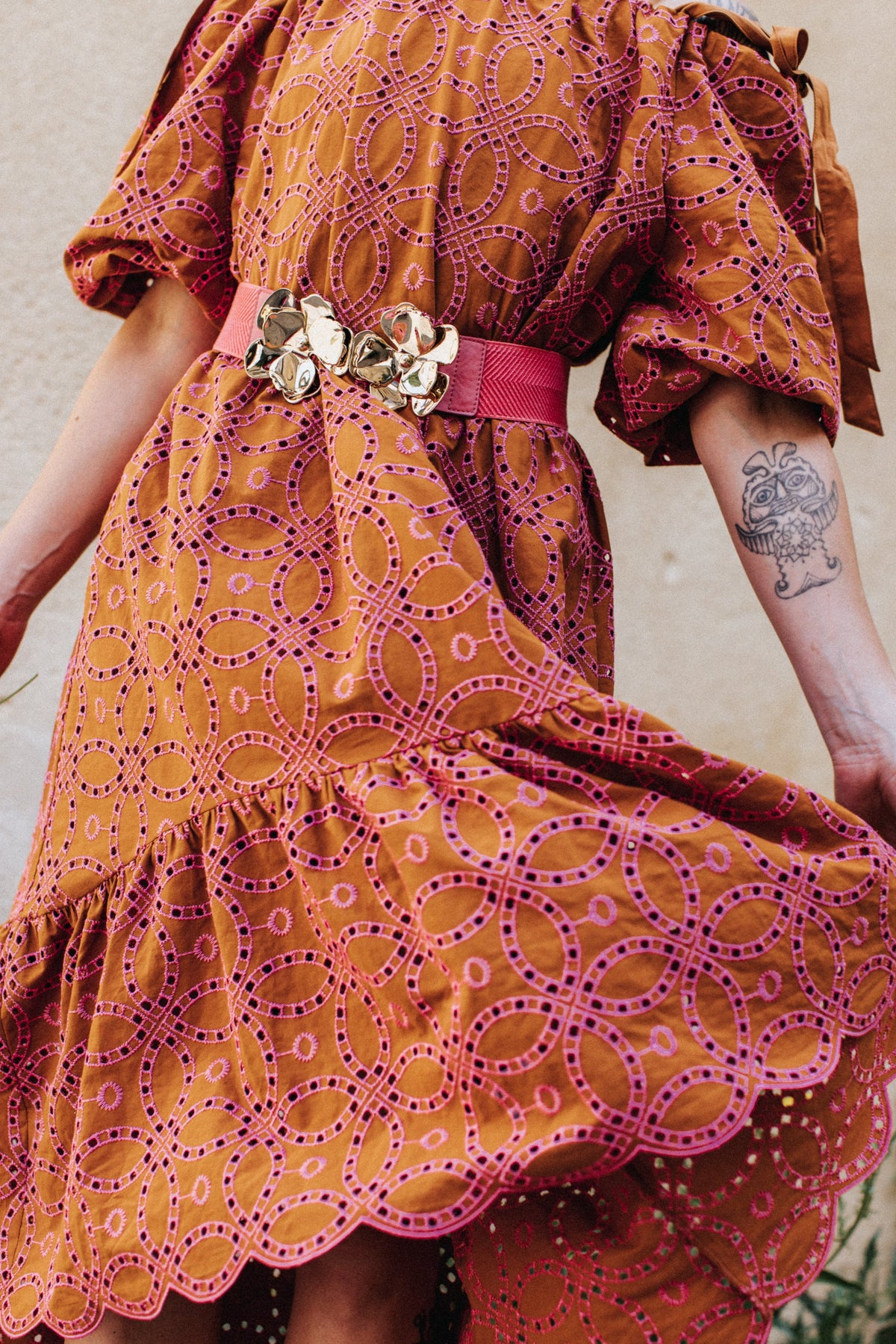 ROBE LATIFA BRODERIE ANGLAISE
