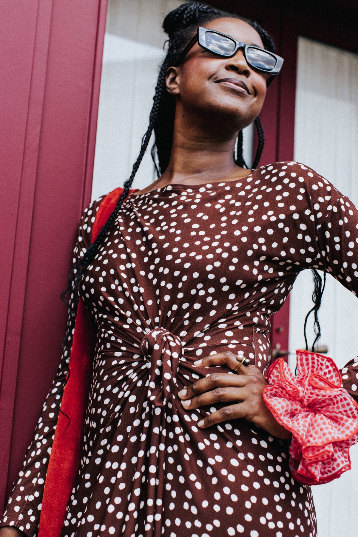 ROBE ANNIE POLKA CHOCOLAT