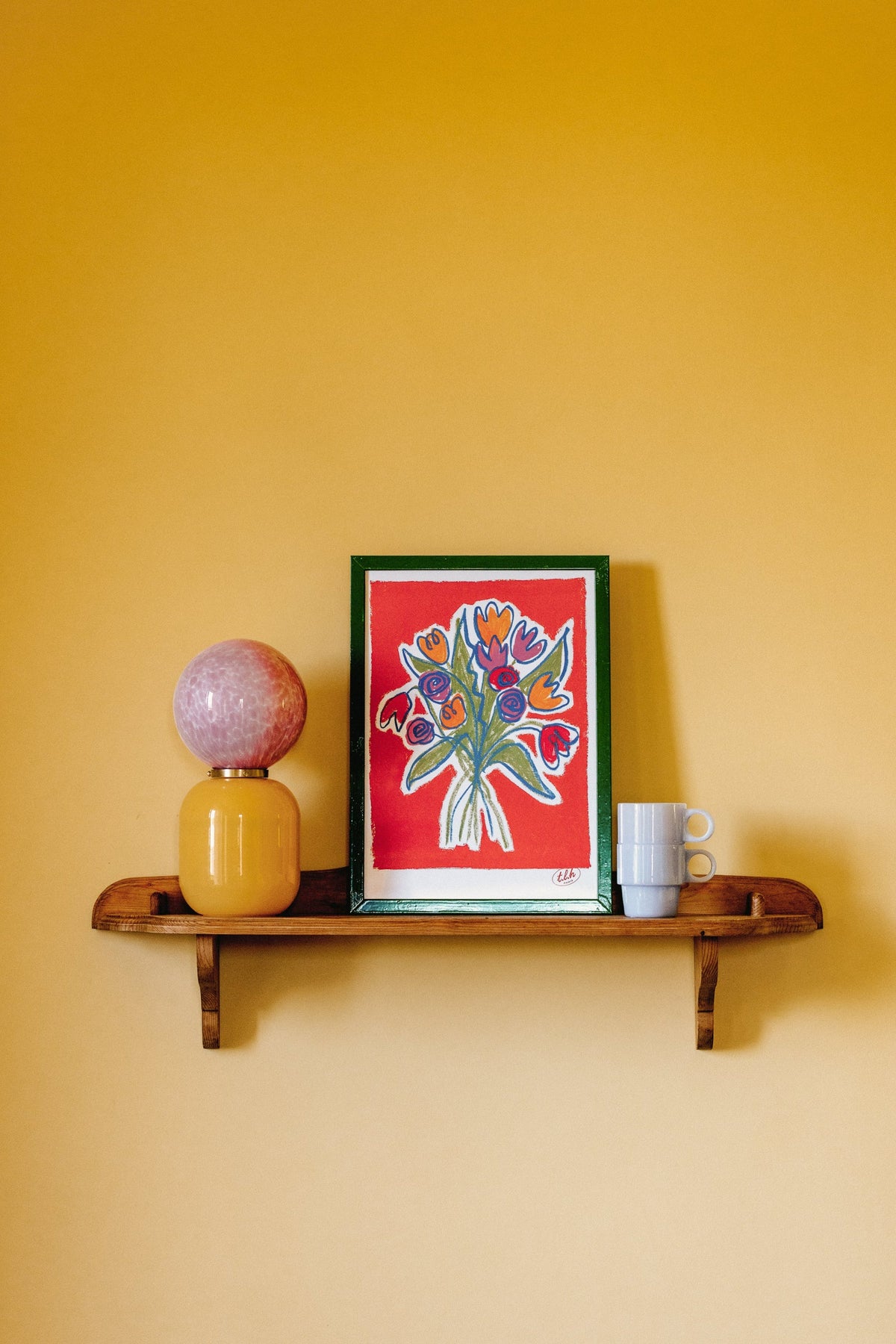 AFFICHE A3 BOUQUET RED