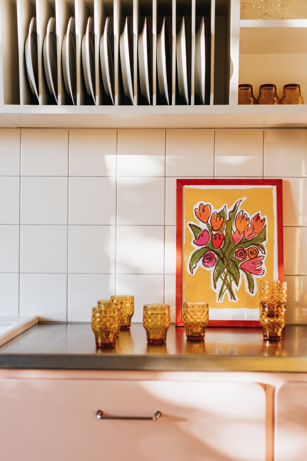 AFFICHE A3 BOUQUET YELLOW