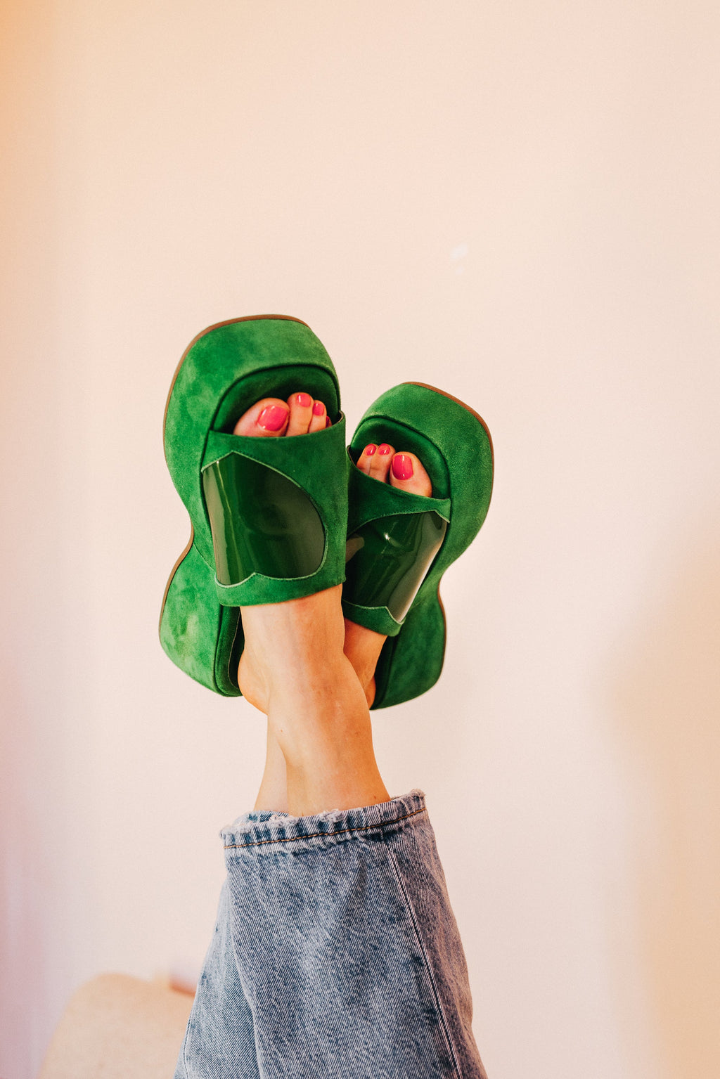 SANDALES ANGELA VERT