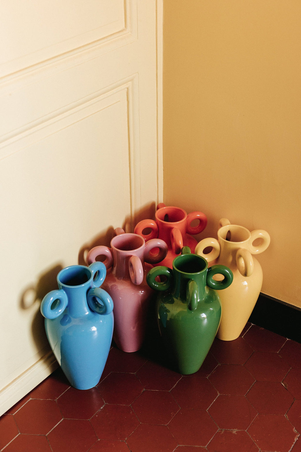 VASE HARRISON JAUNE