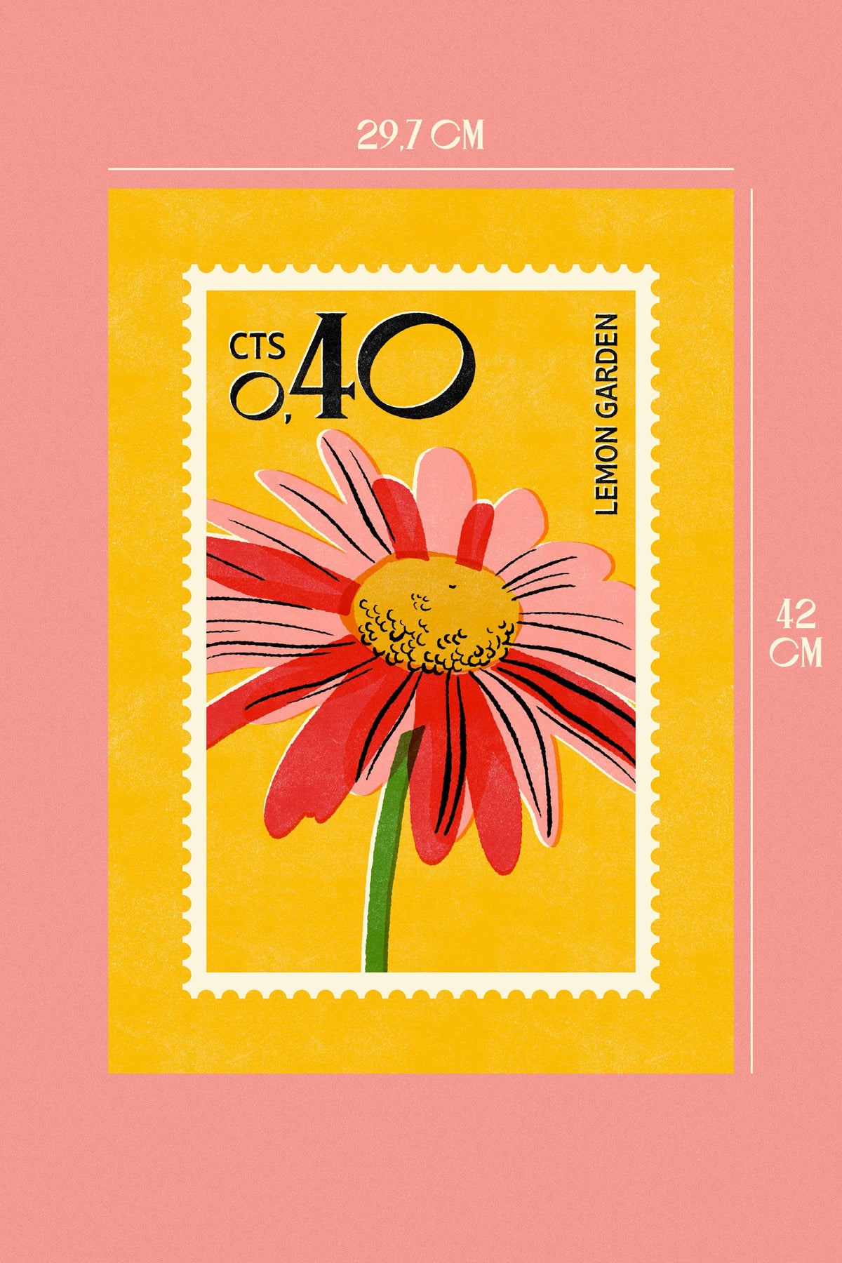 AFFICHE A3 LEMON GARDEN