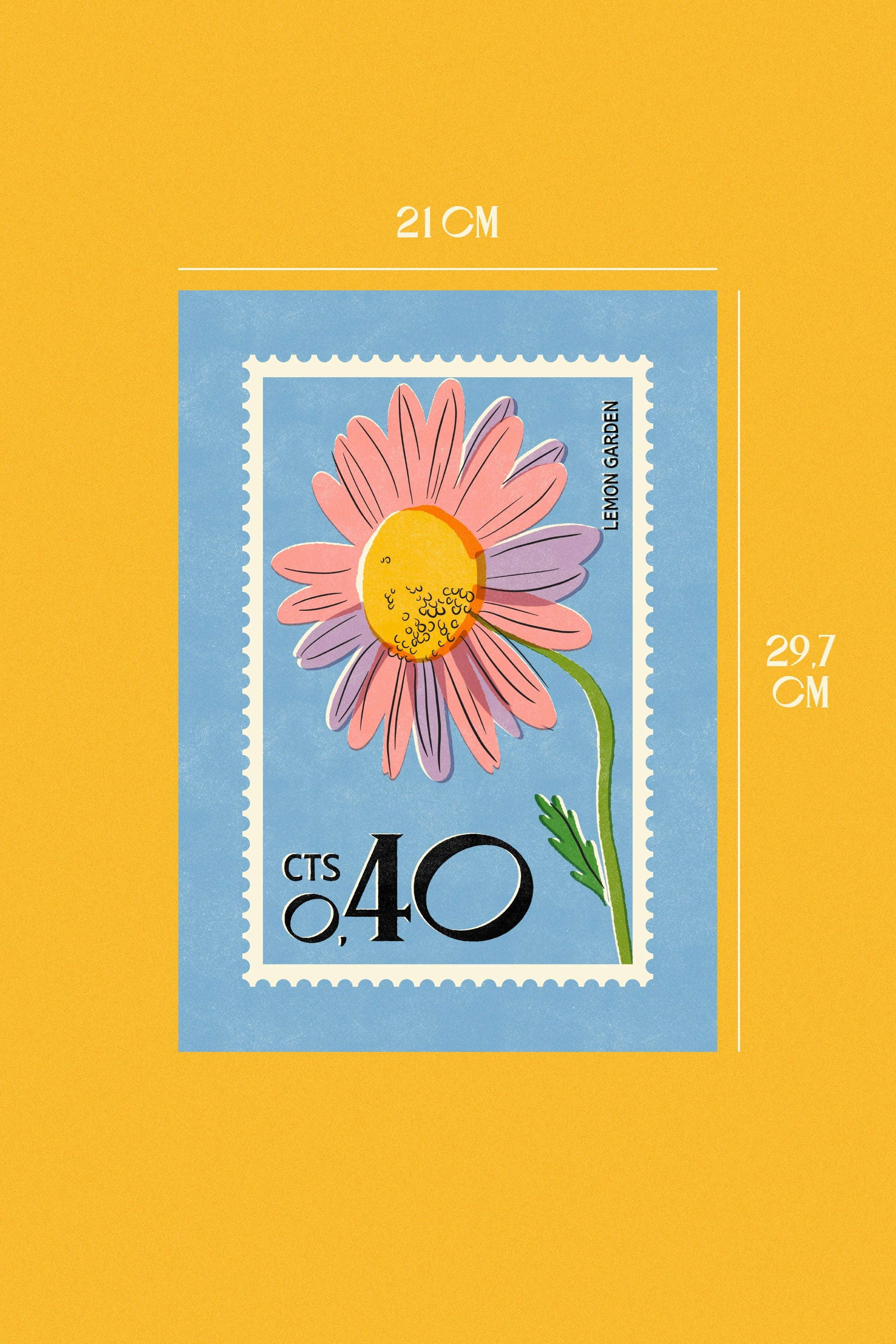 AFFICHE A4 LEMON GARDEN