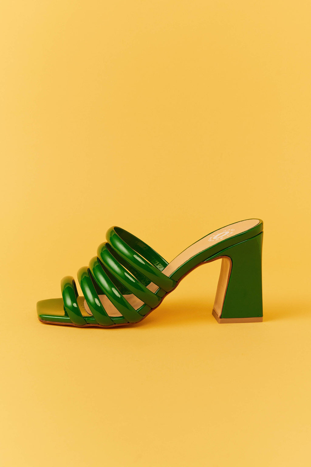 SANDALES GALLIA VERNIS SUPER GREEN