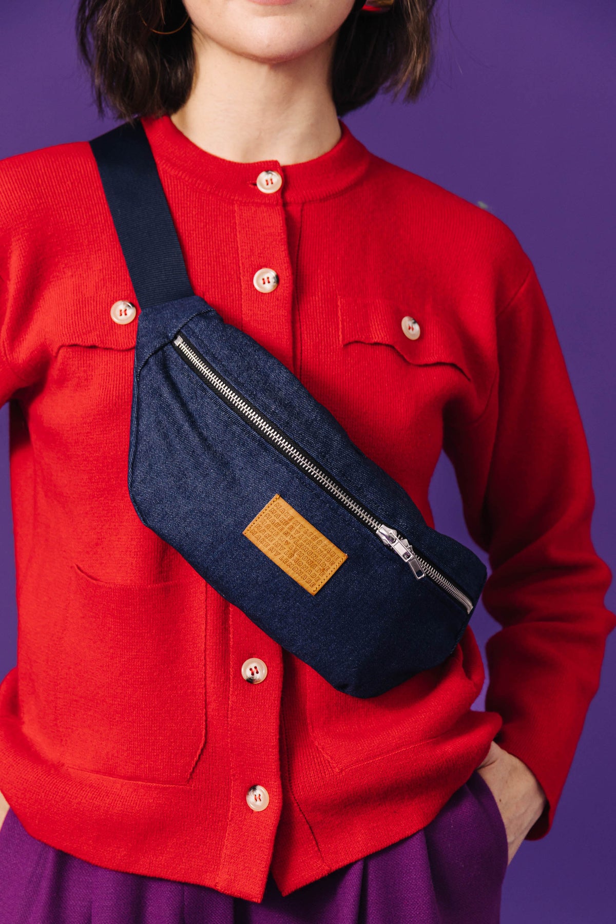 SAC BANANITA JEAN BRUT