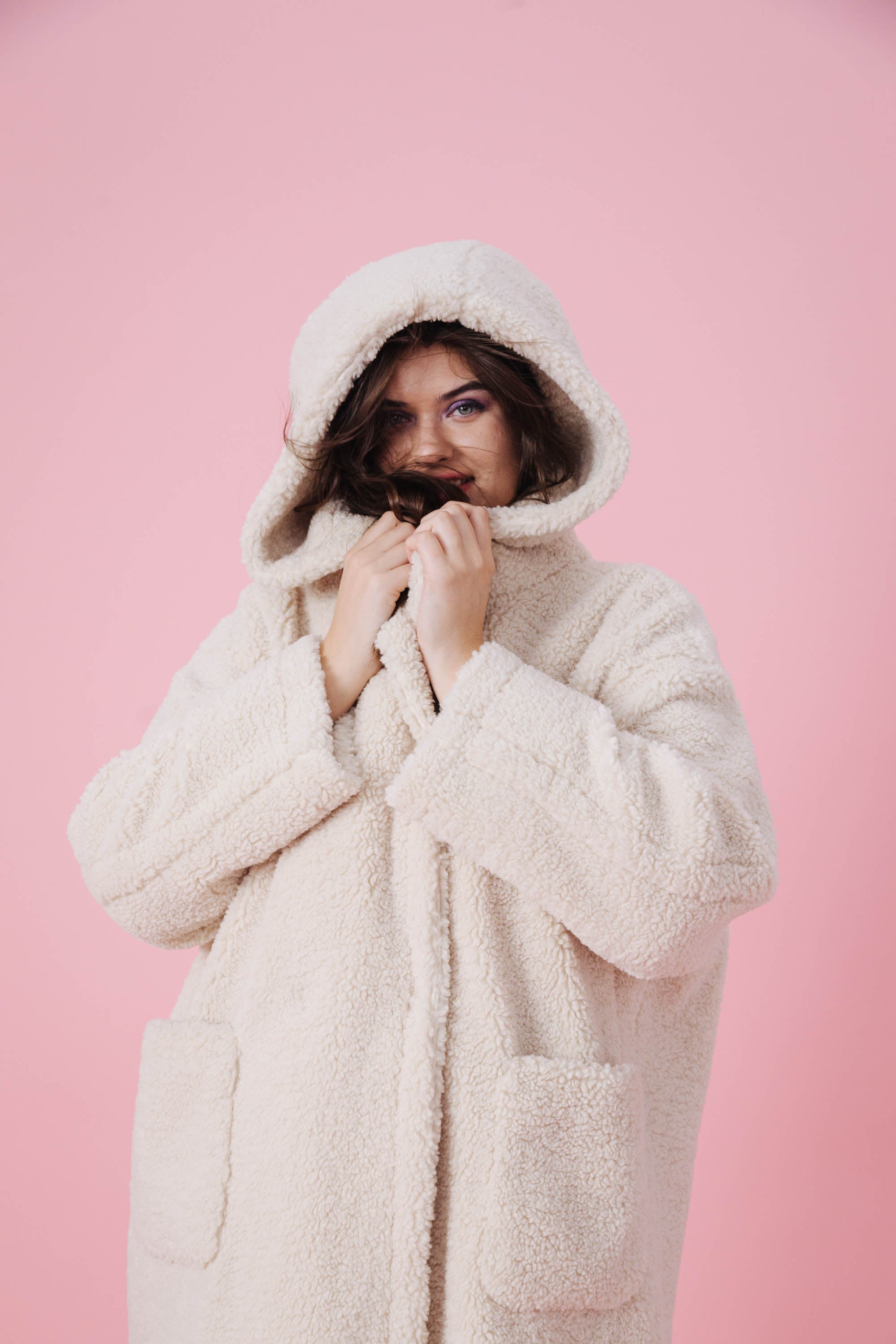 MANTEAU NINON MOUMOUTE BEIGE