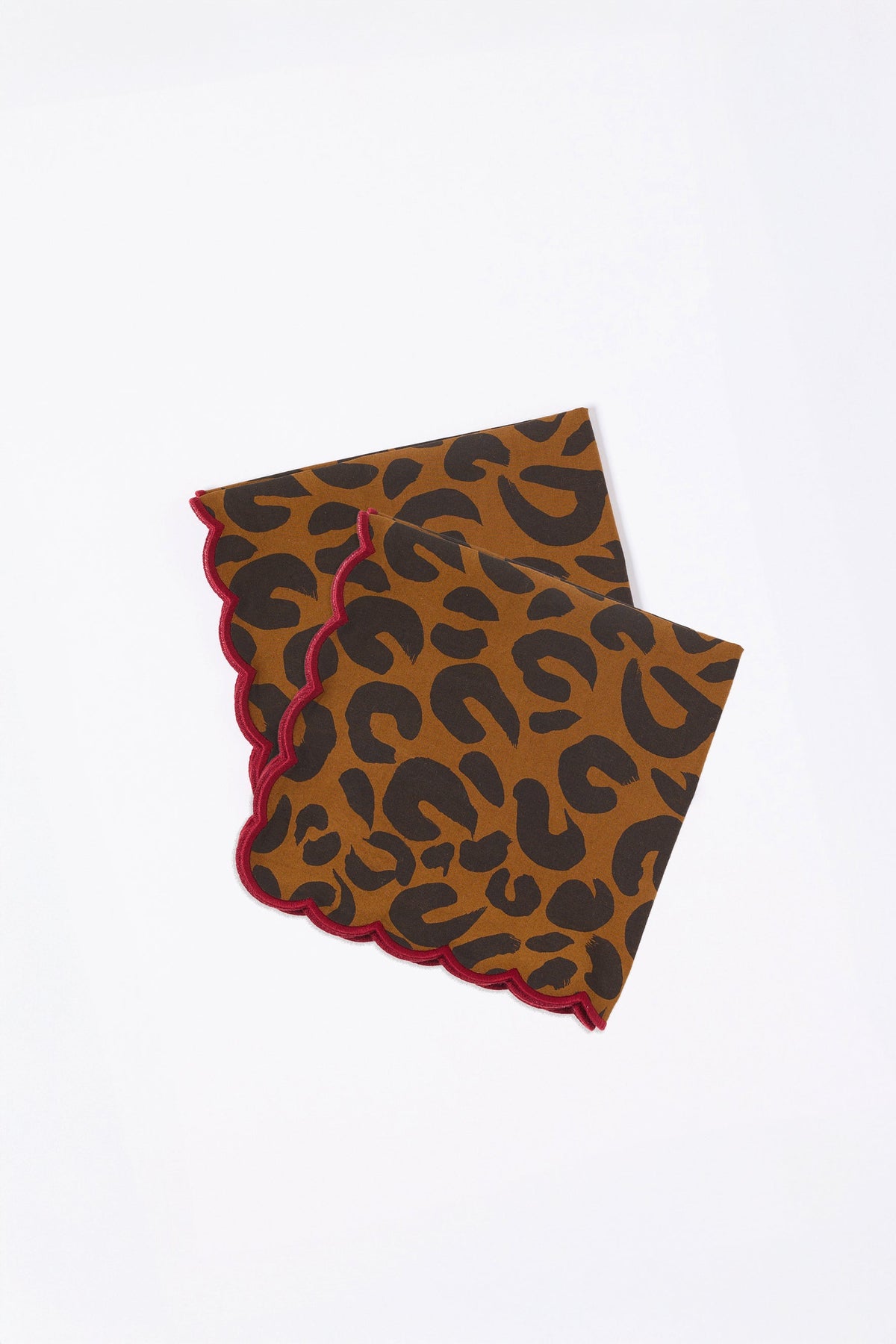 LOT DE 2 SERVIETTES KATE LEOPARD