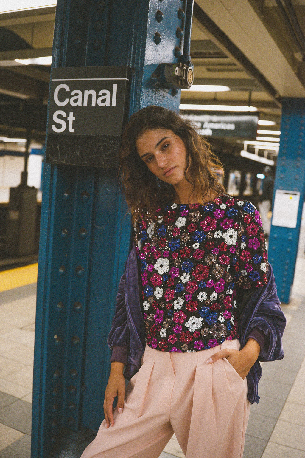 T-SHIRT SONIA SEQUINS DAISY