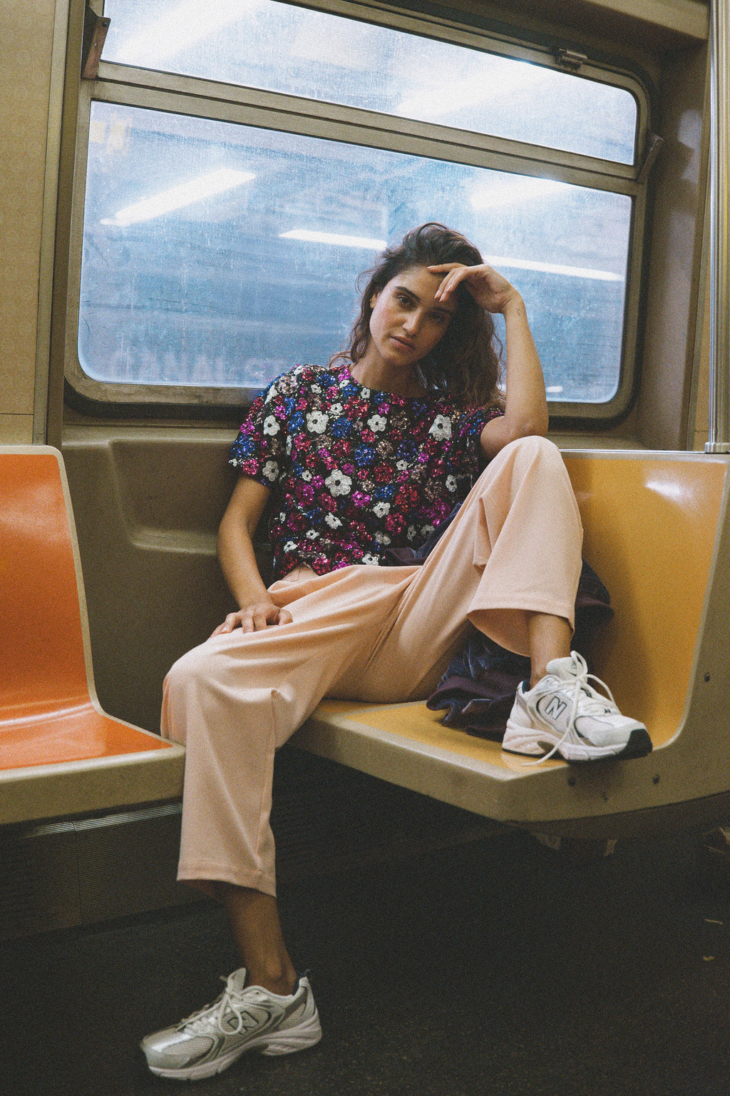 T-SHIRT SONIA SEQUINS DAISY
