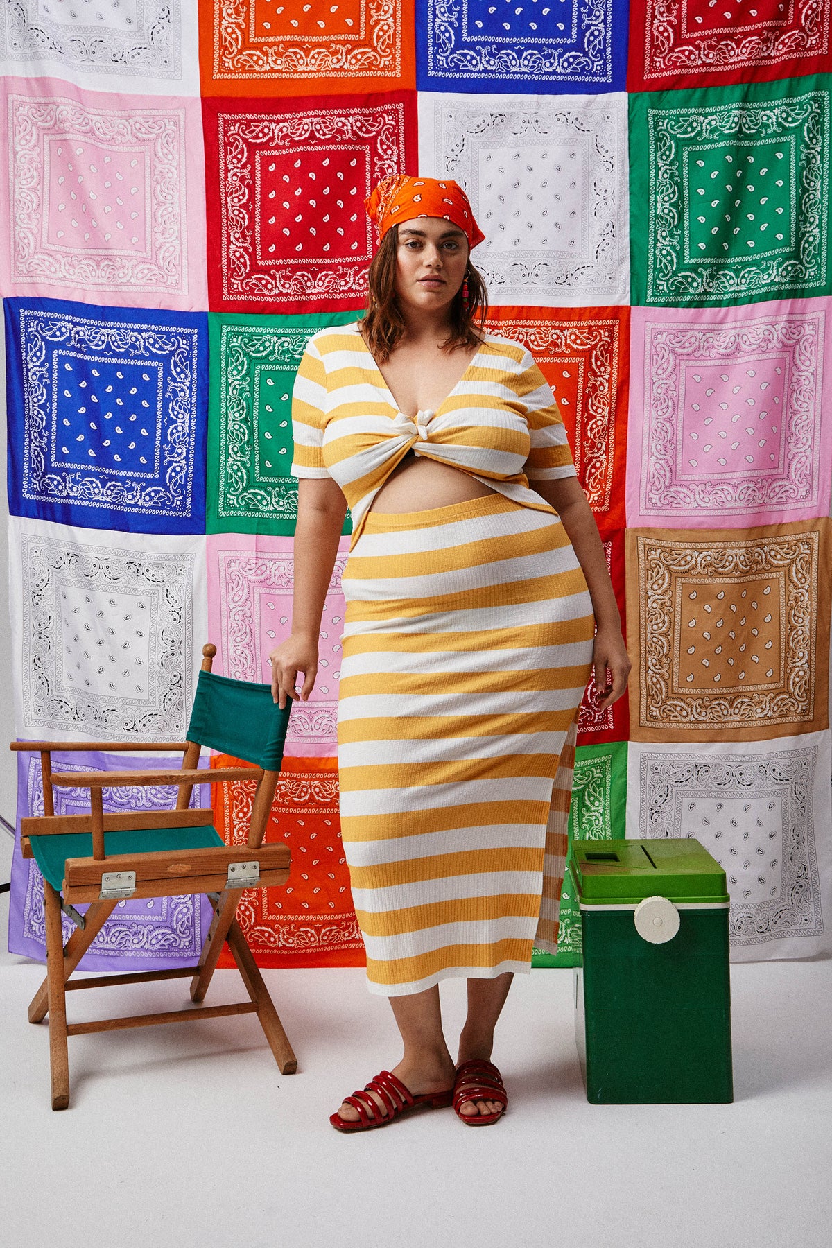 ROBE PALERMA RAYURE SOLEIL