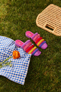 MULES LILA RAINBOW