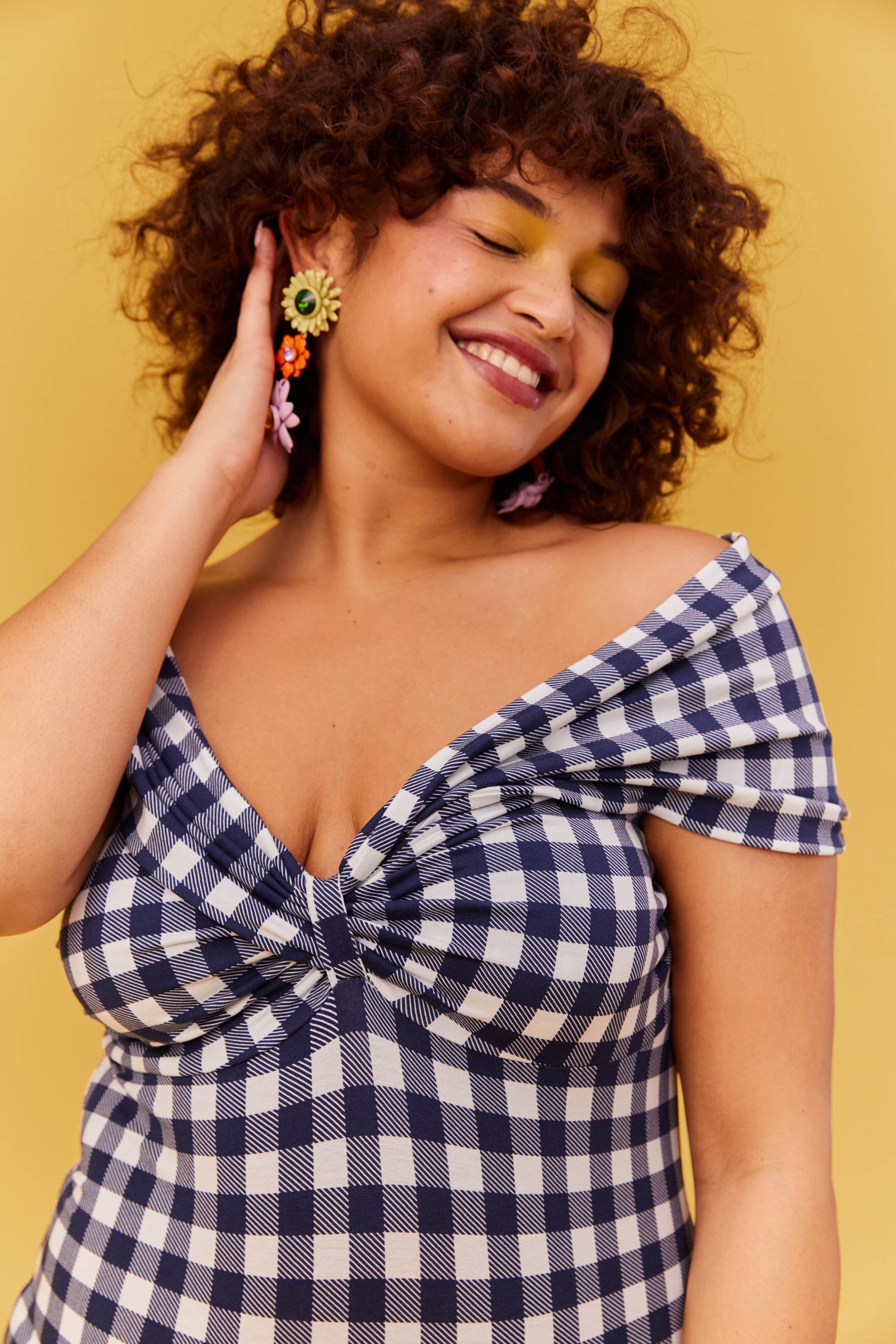 BODY MARTHA VICHY NAVY