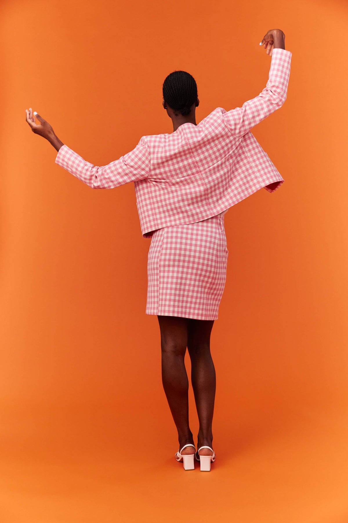 VESTE MARIA VICHY ROSE