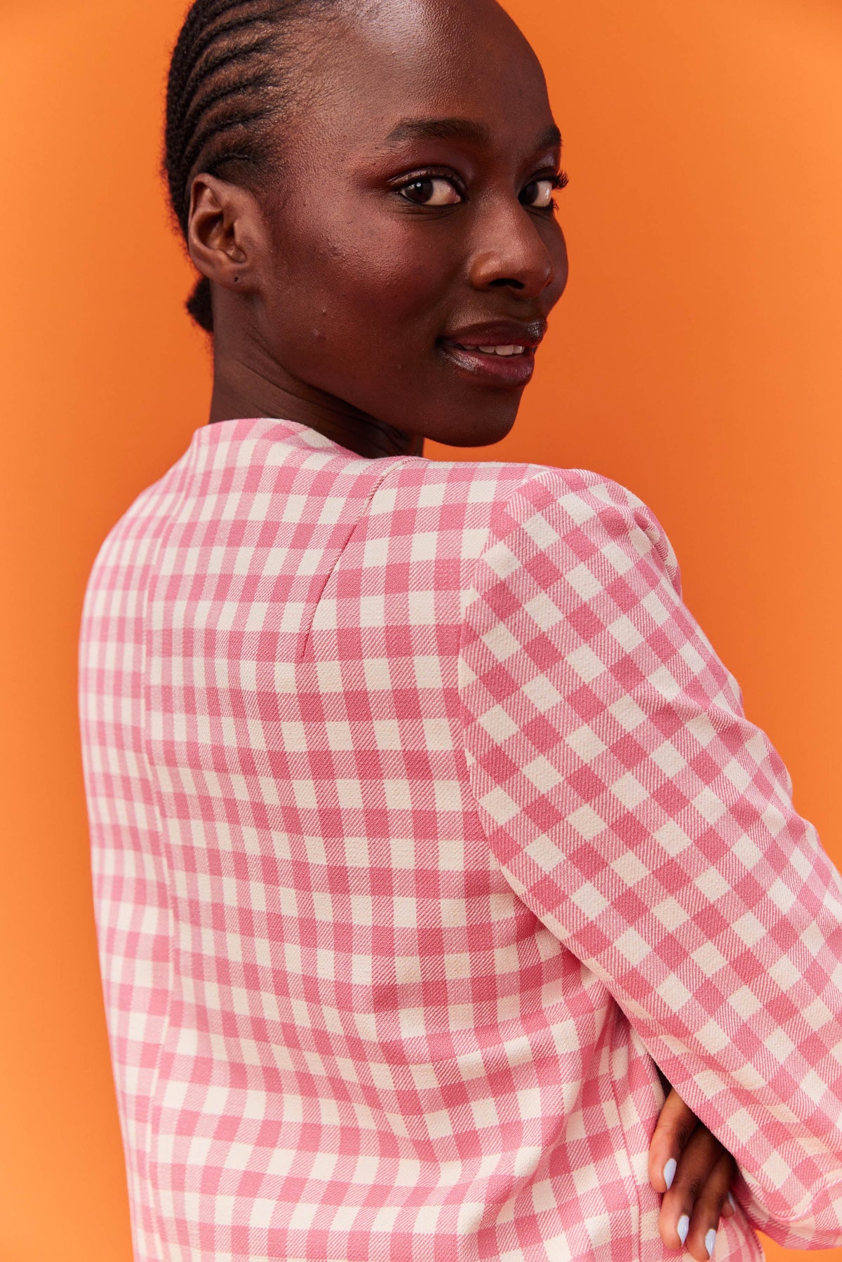 VESTE MARIA VICHY ROSE