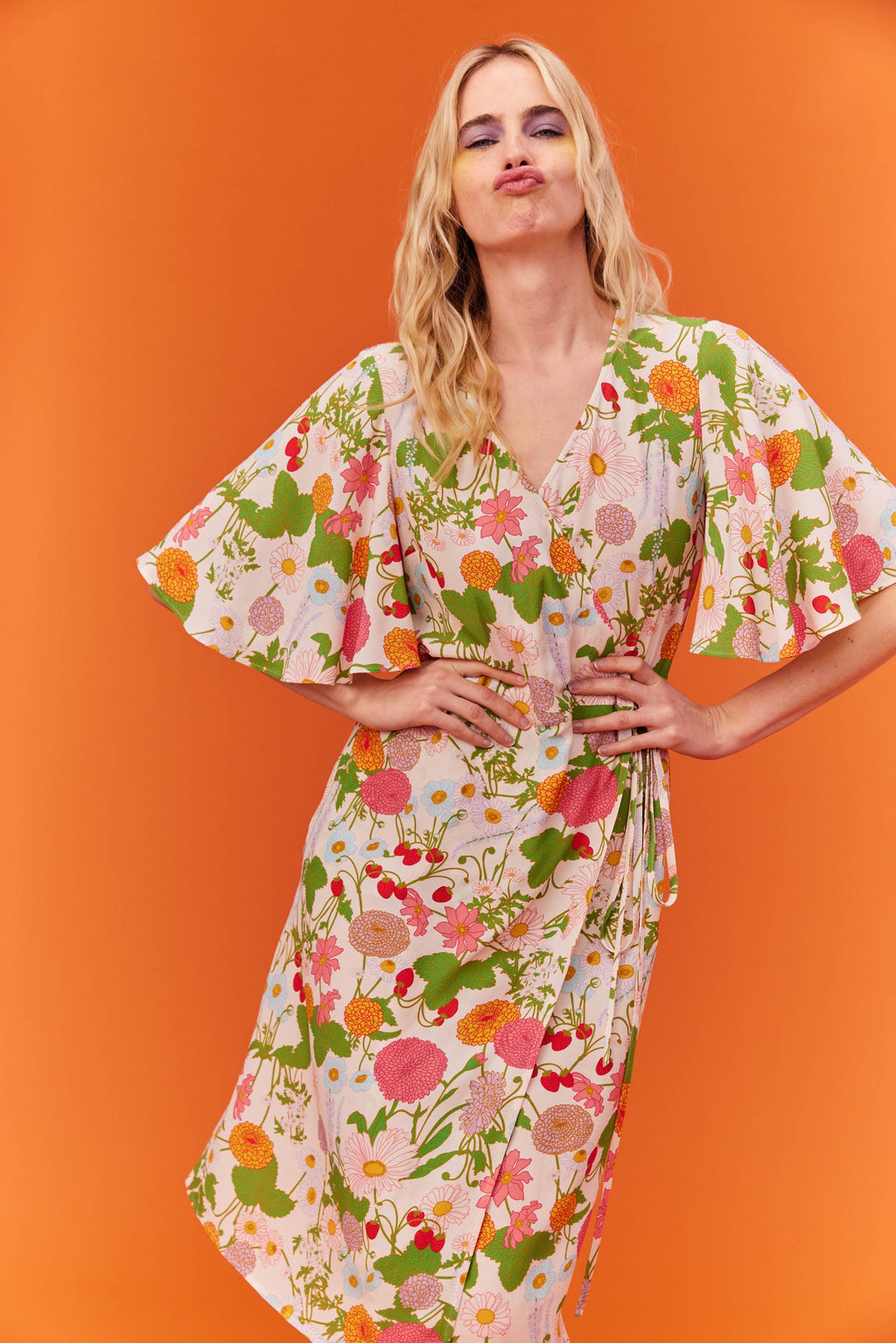 ROBE LOULOU FLOWER MARKET