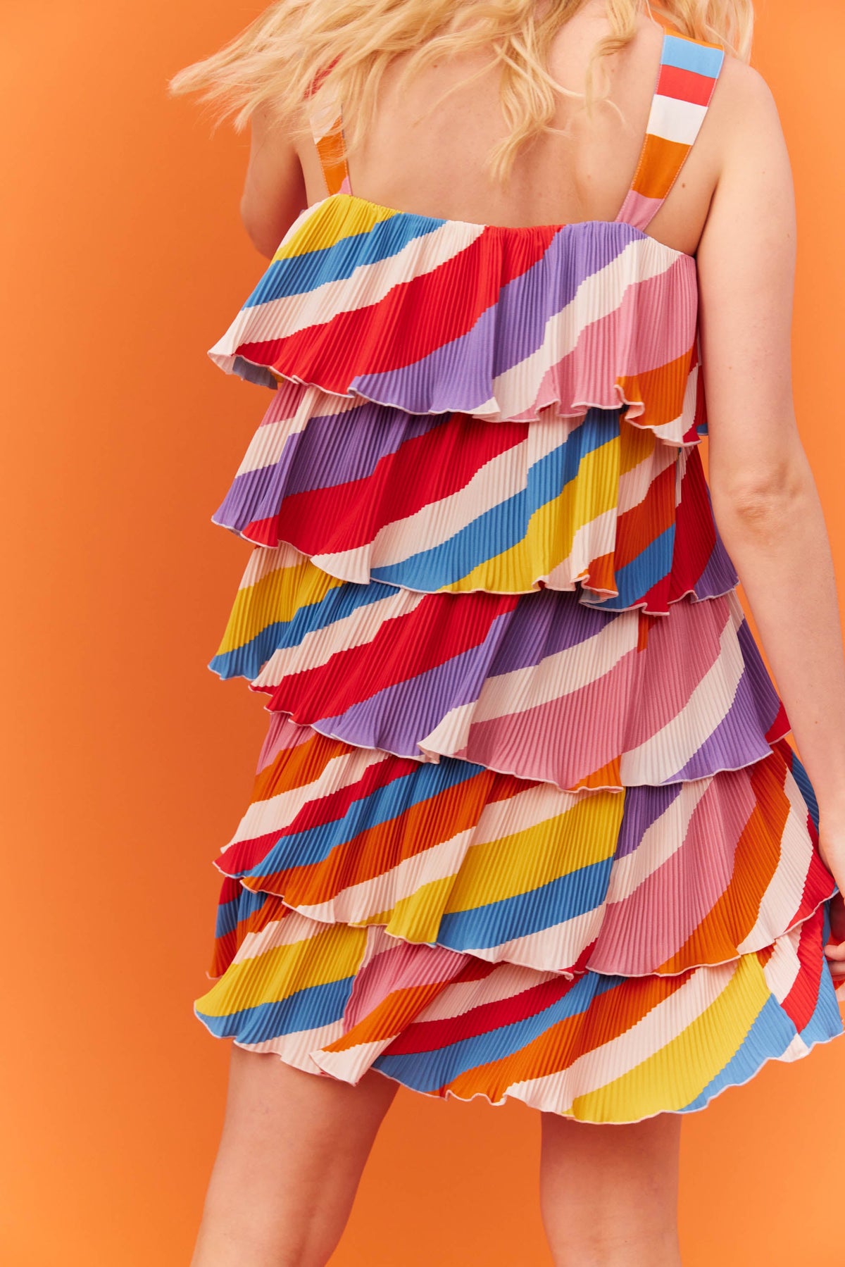 ROBE LISE RAYURES MULTI