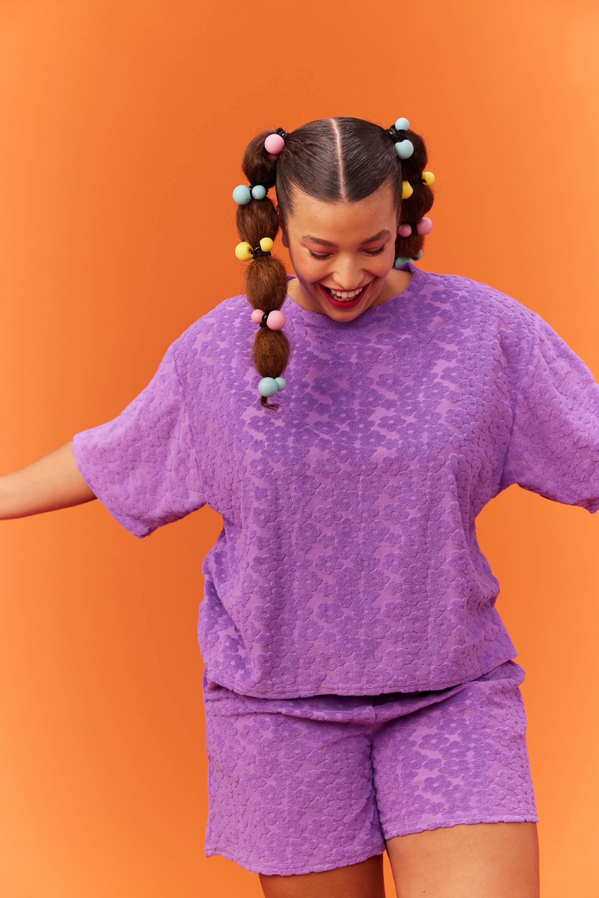 TOP SONIA EPONGE LILAS